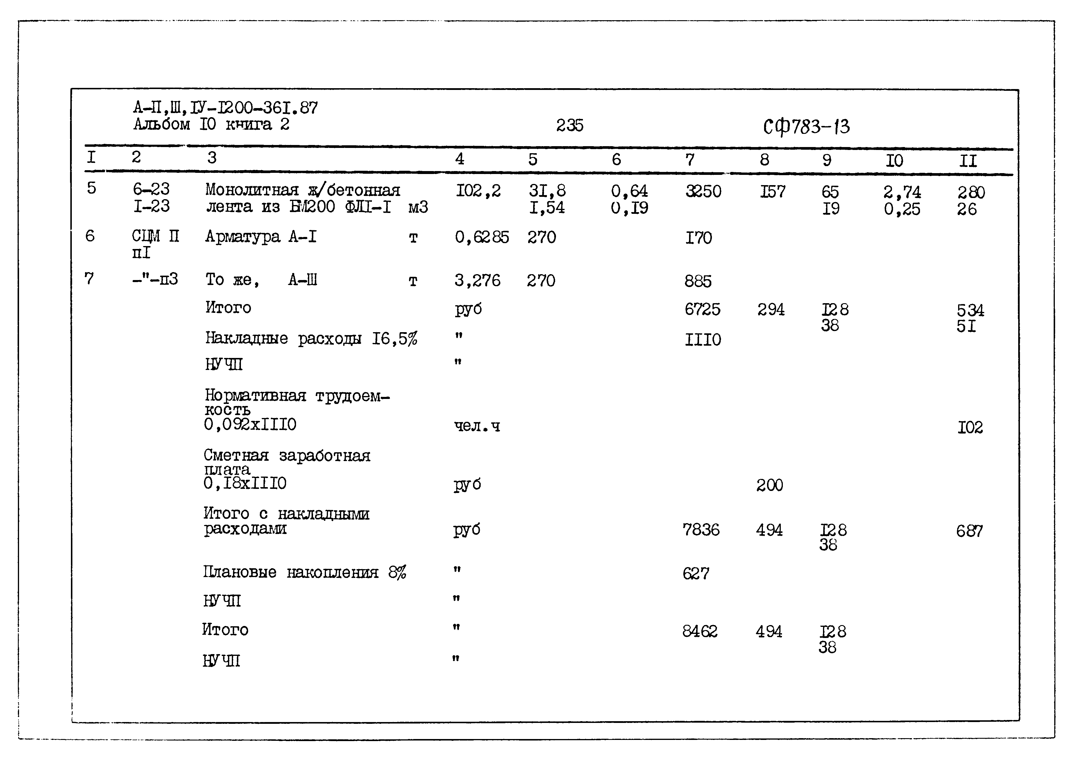 Типовой проект А-II,III,IV-1200-361.87