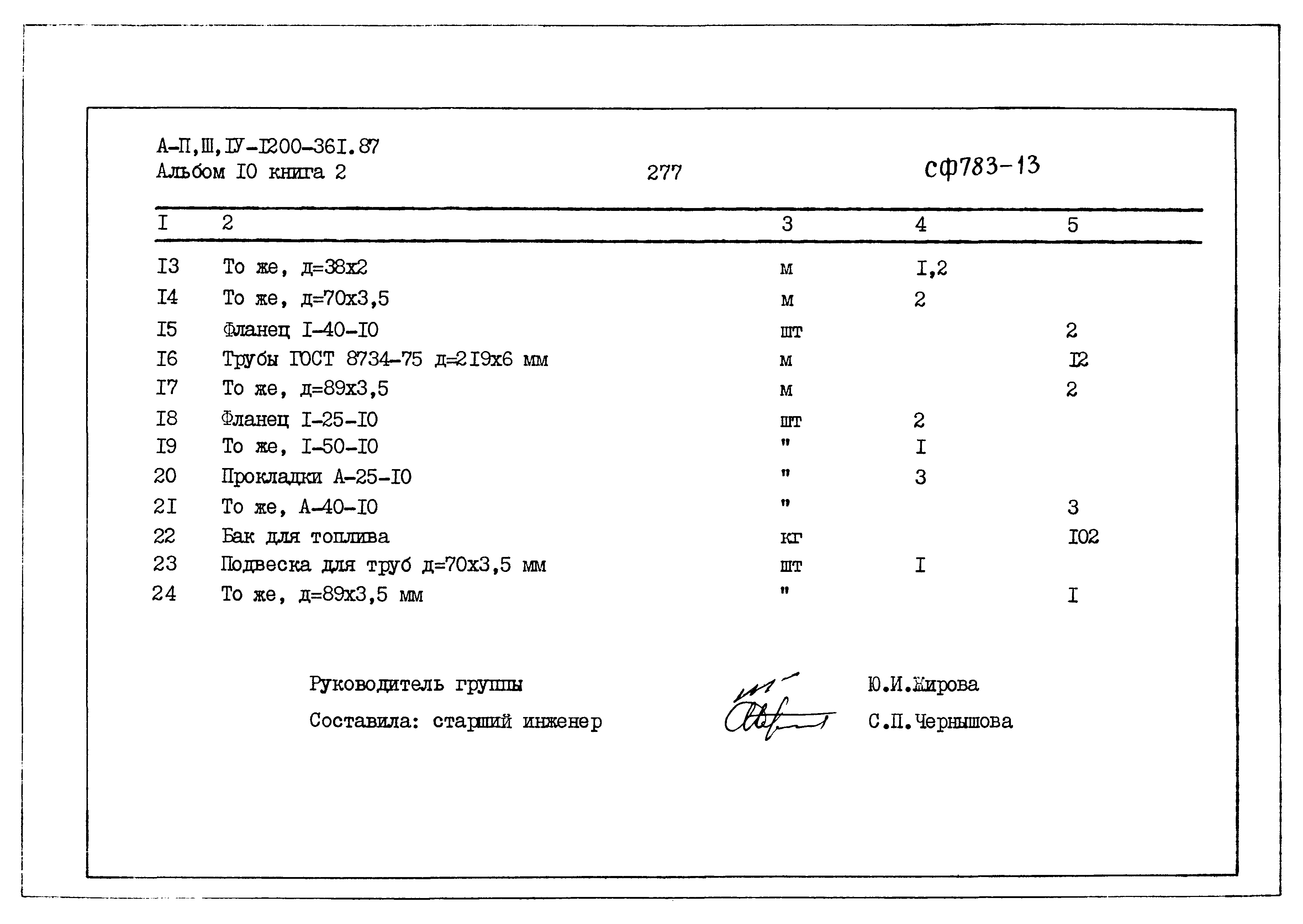 Типовой проект А-II,III,IV-1200-361.87