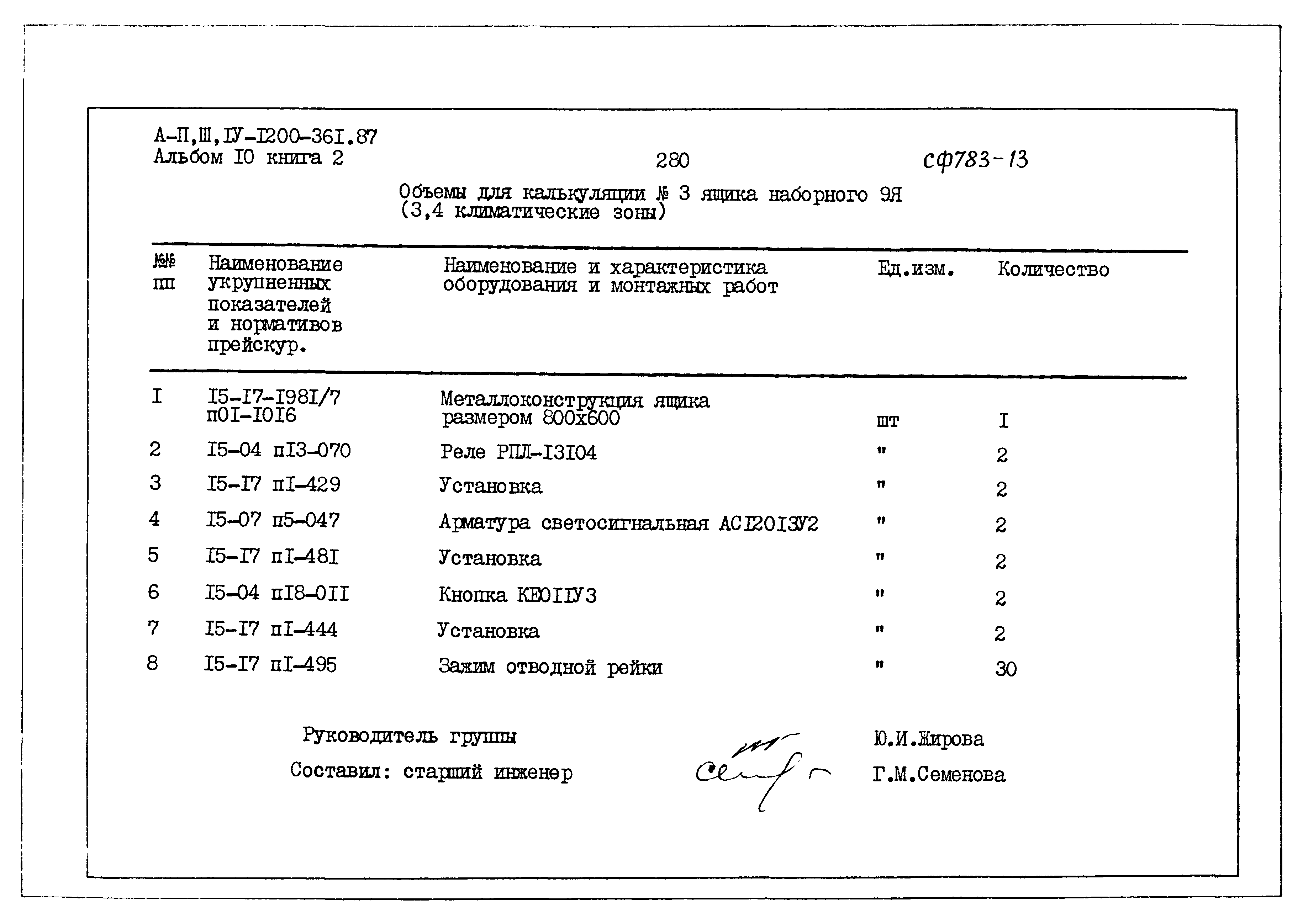 Типовой проект А-II,III,IV-1200-361.87