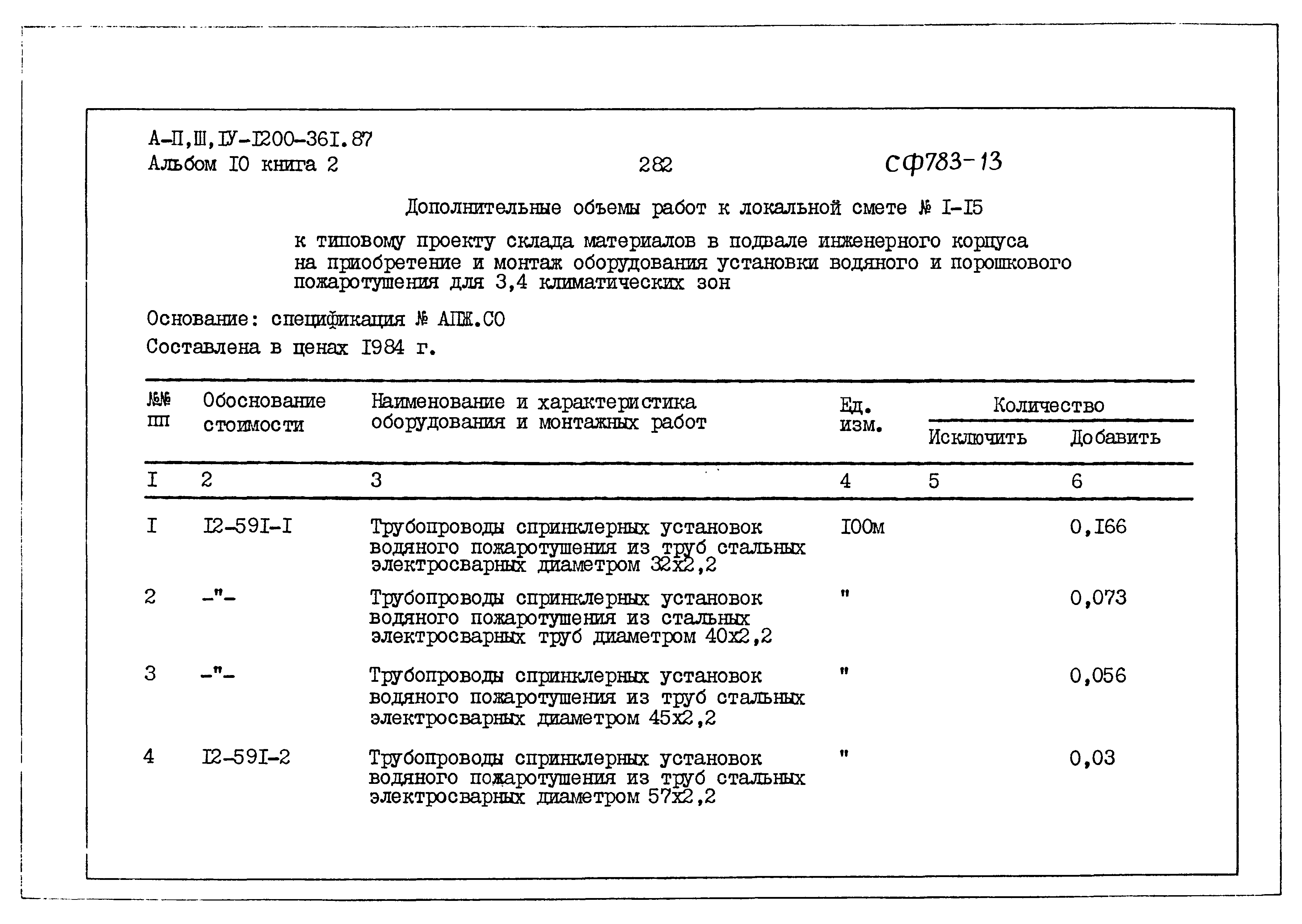 Типовой проект А-II,III,IV-1200-361.87