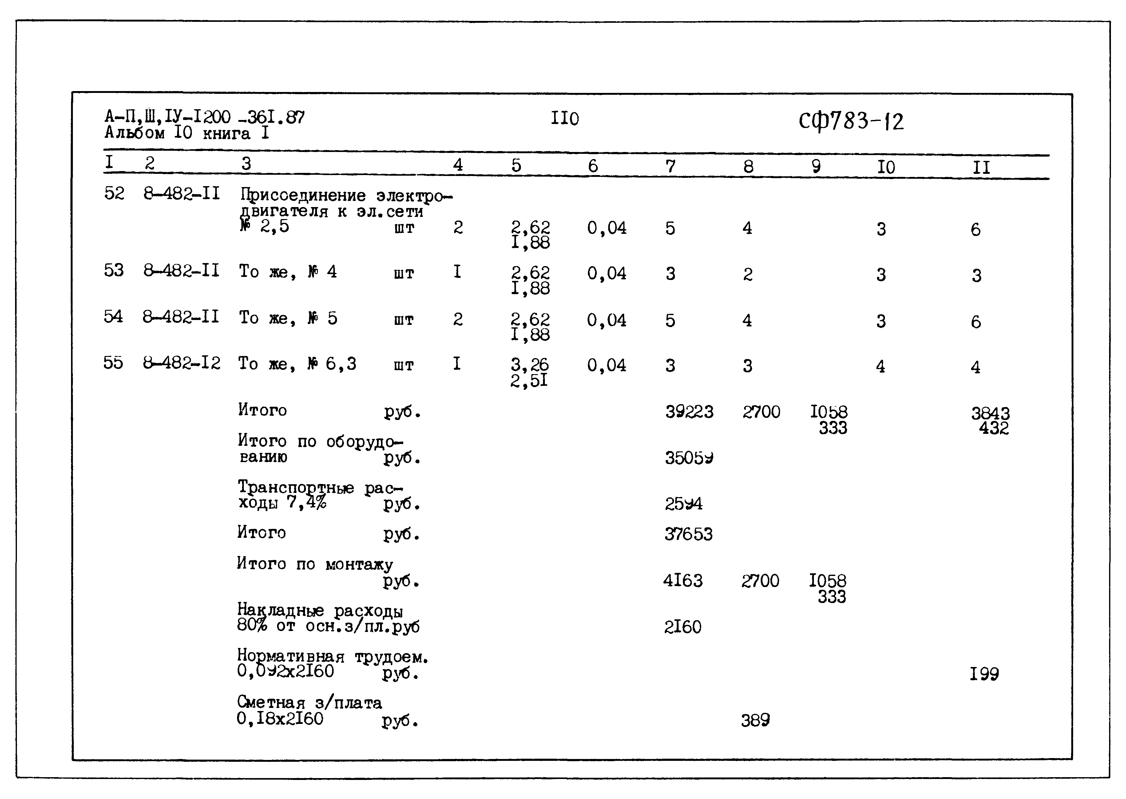 Типовой проект А-II,III,IV-1200-361.87