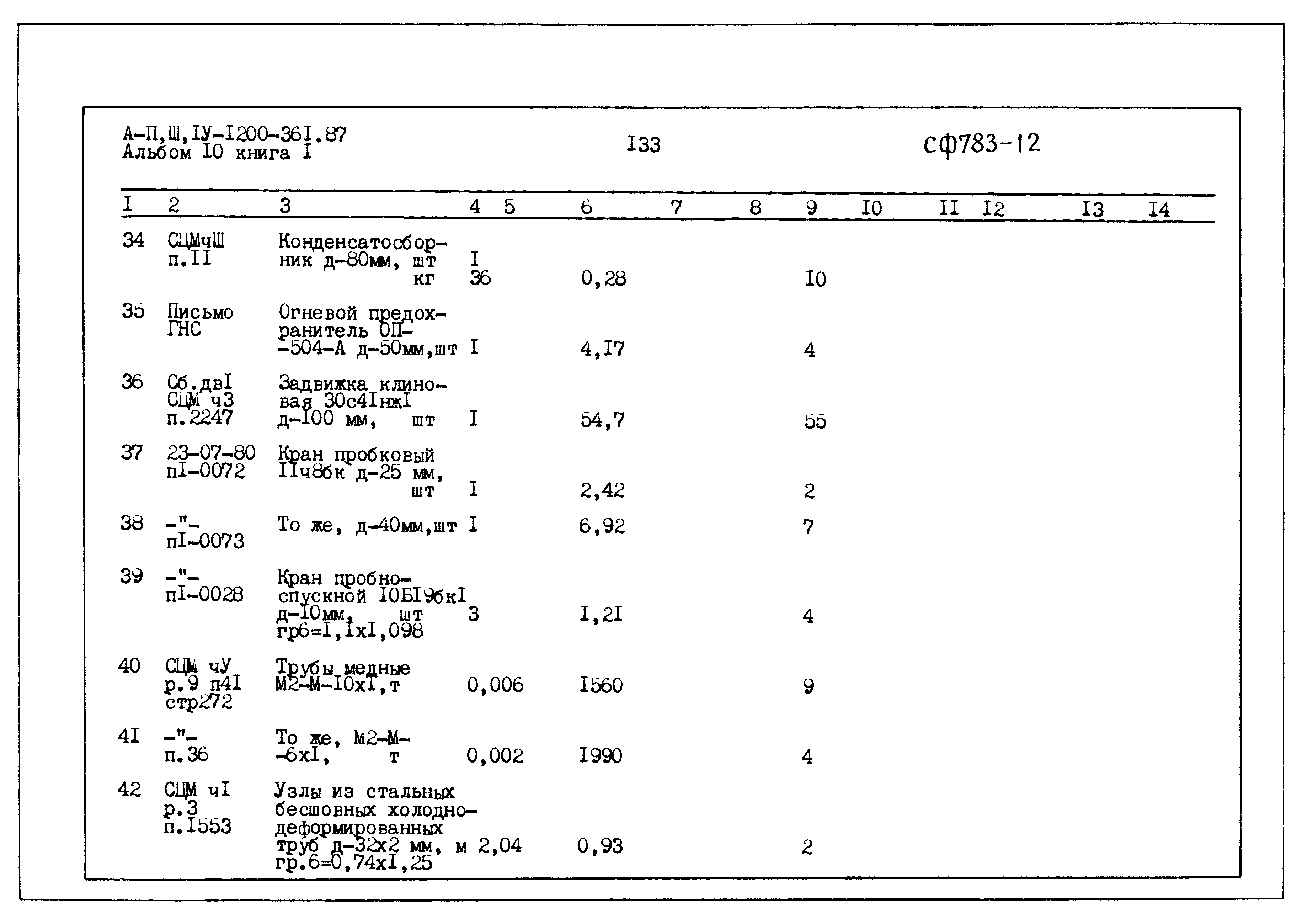 Типовой проект А-II,III,IV-1200-361.87