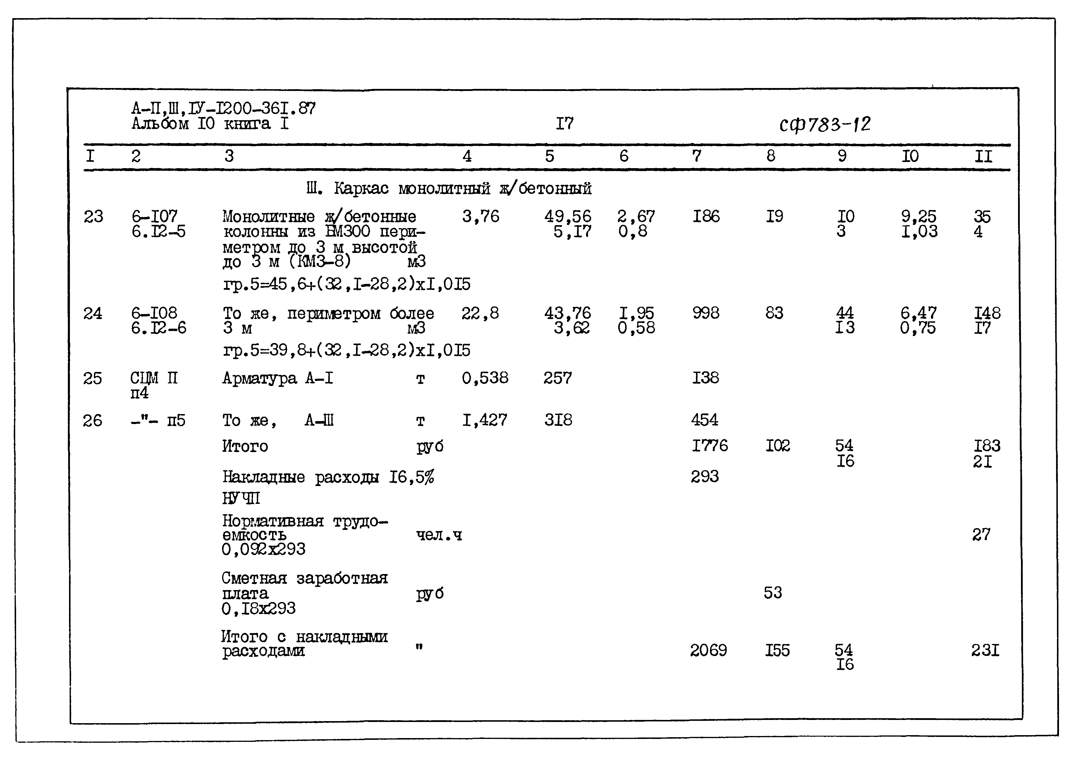 Типовой проект А-II,III,IV-1200-361.87