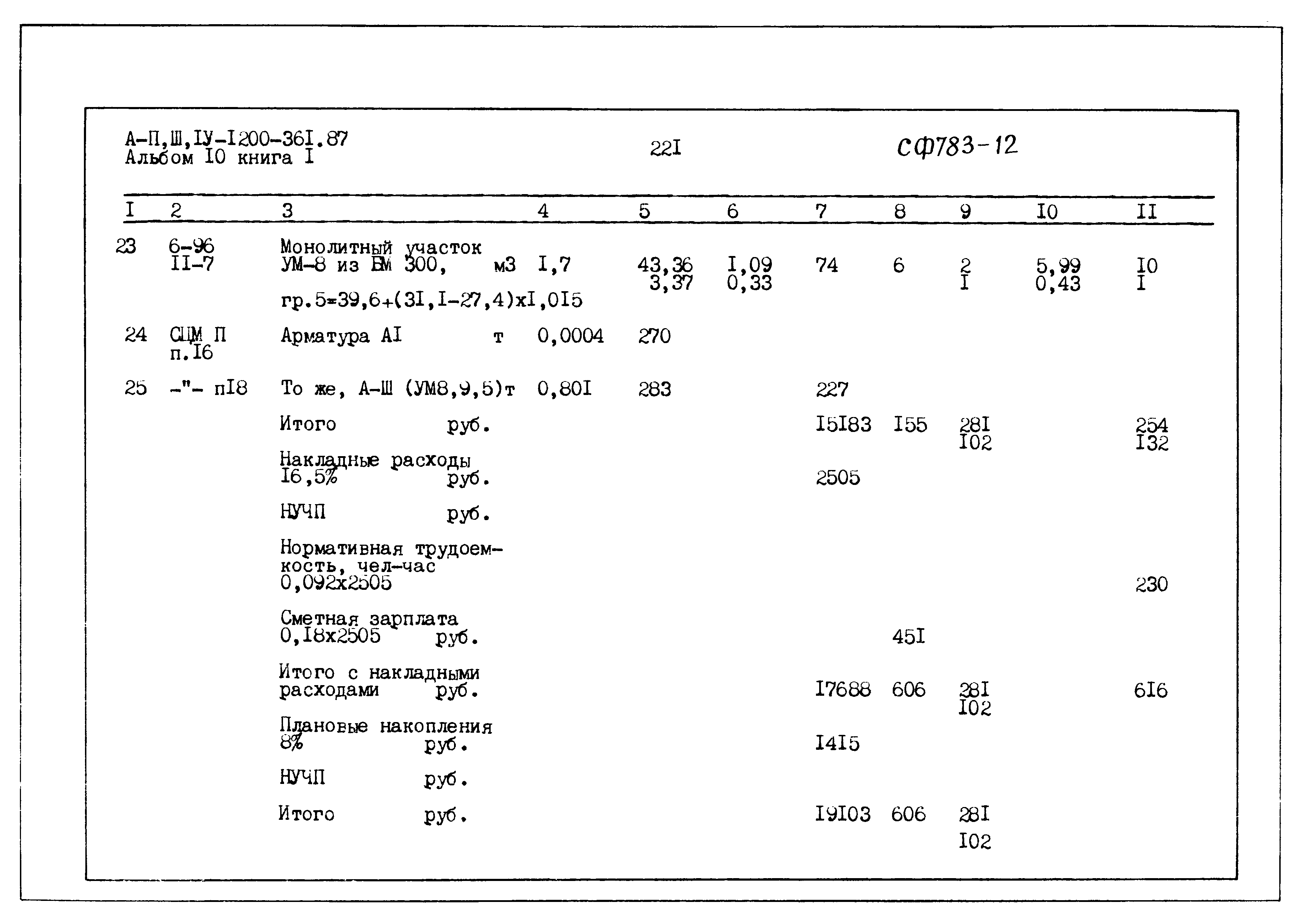 Типовой проект А-II,III,IV-1200-361.87