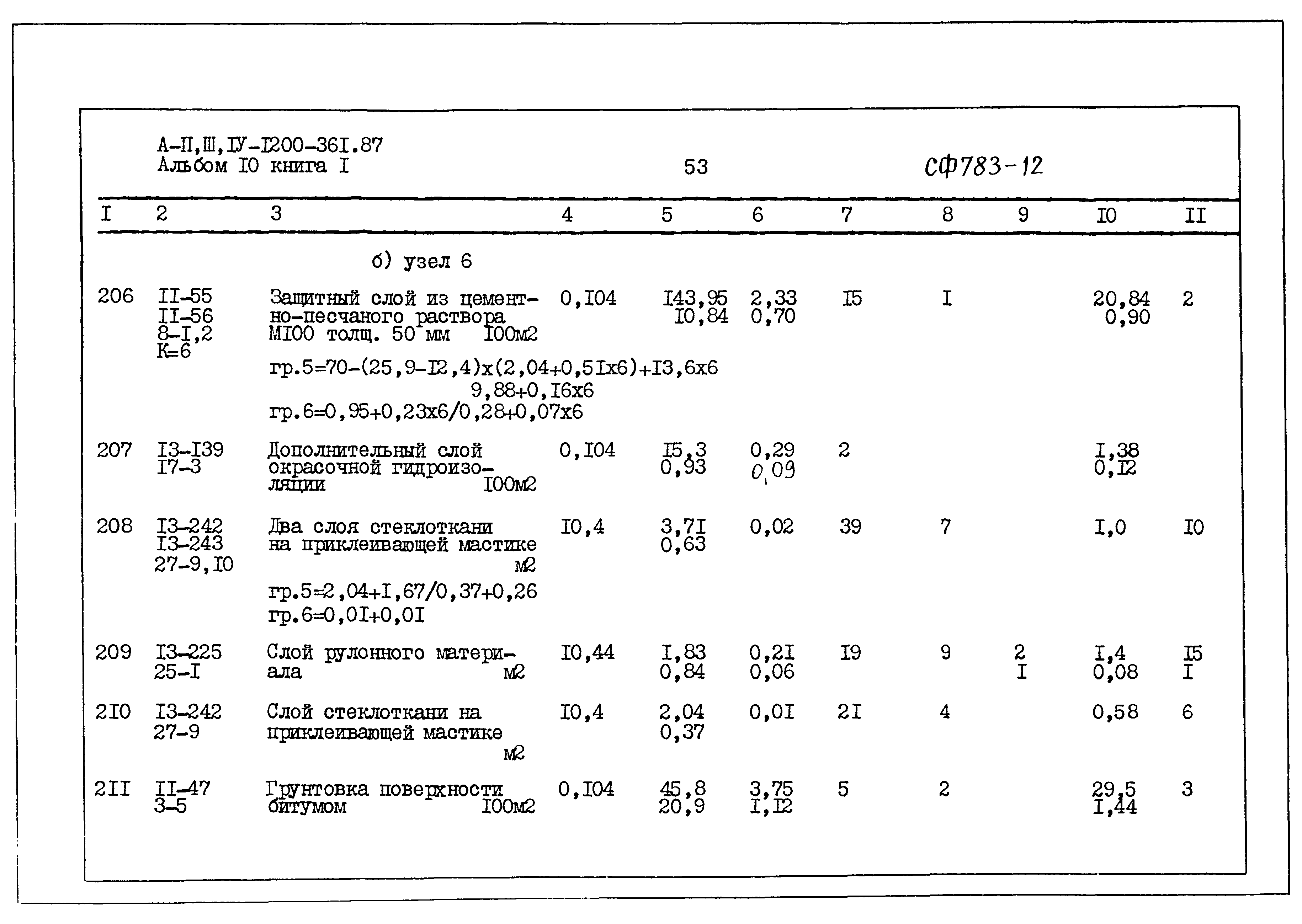 Типовой проект А-II,III,IV-1200-361.87