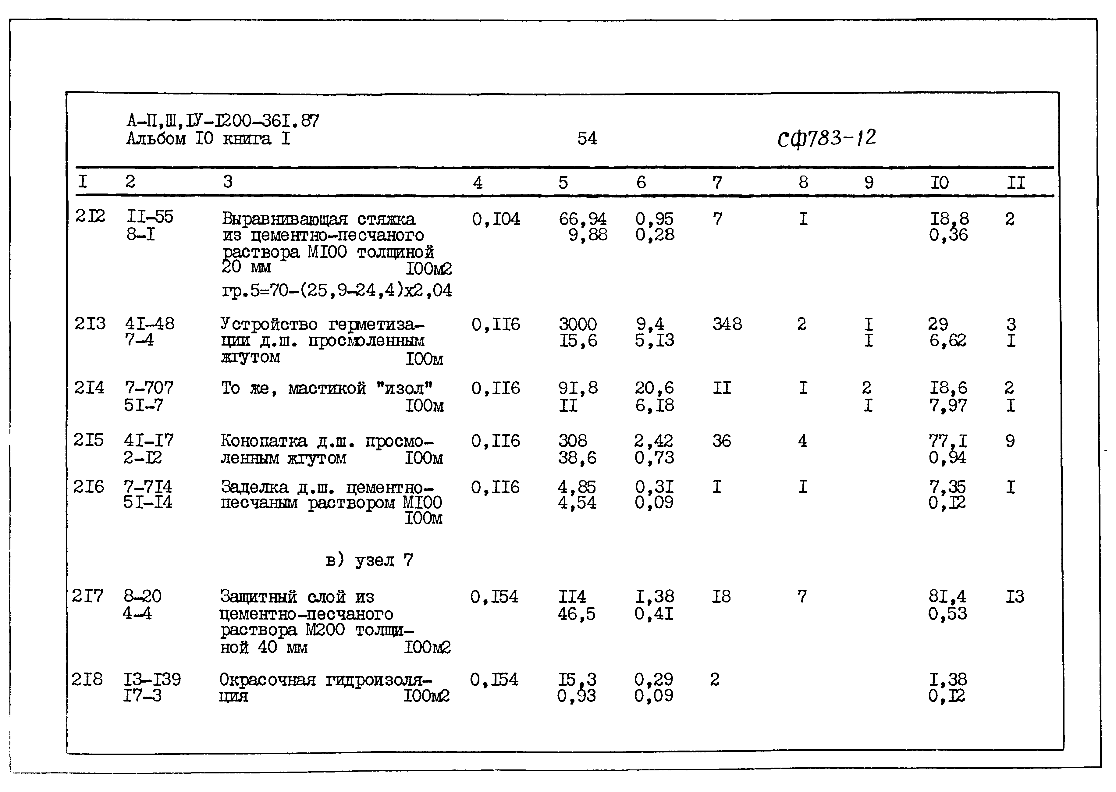 Типовой проект А-II,III,IV-1200-361.87