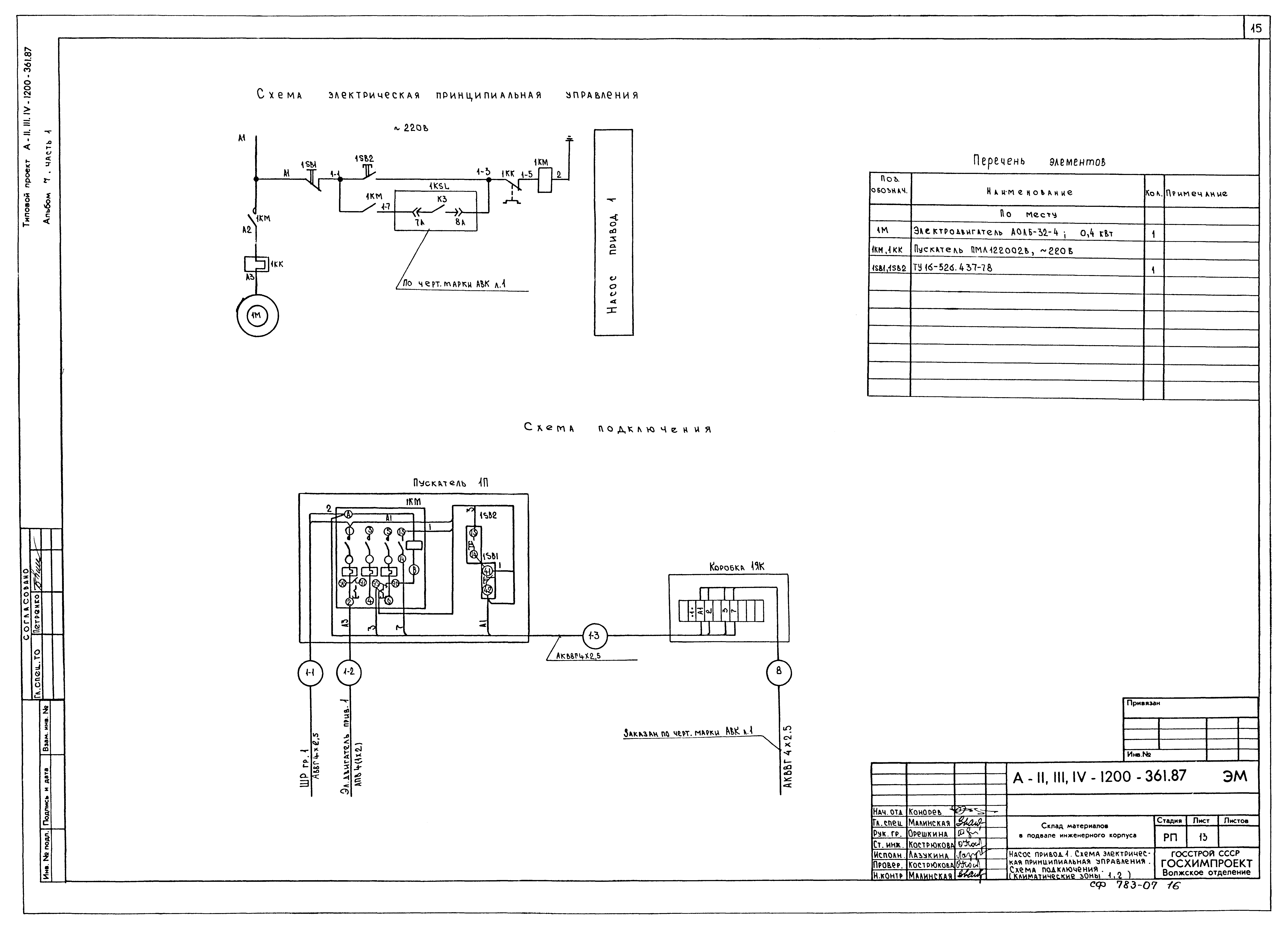 Типовой проект А-II,III,IV-1200-361.87