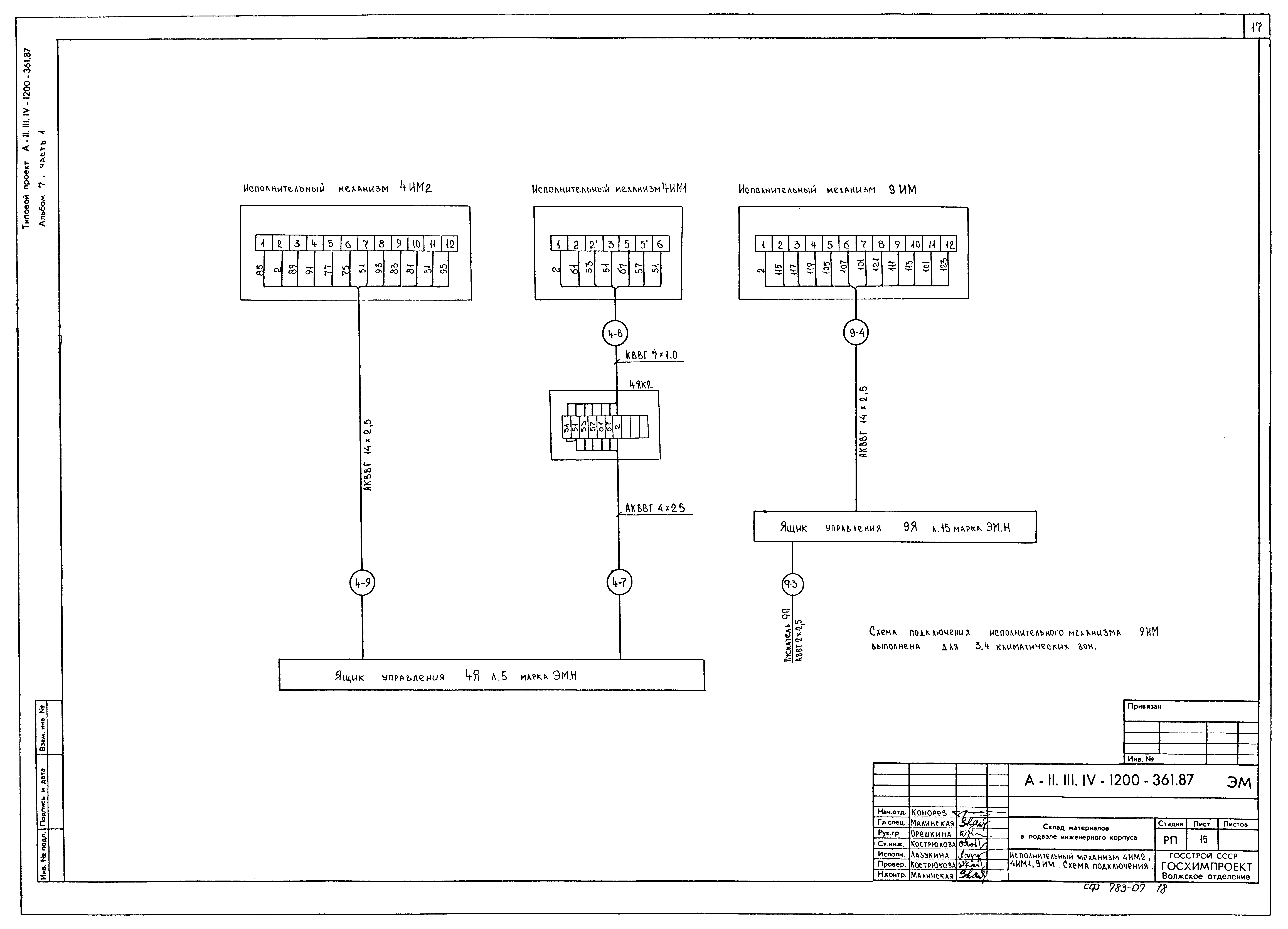 Типовой проект А-II,III,IV-1200-361.87