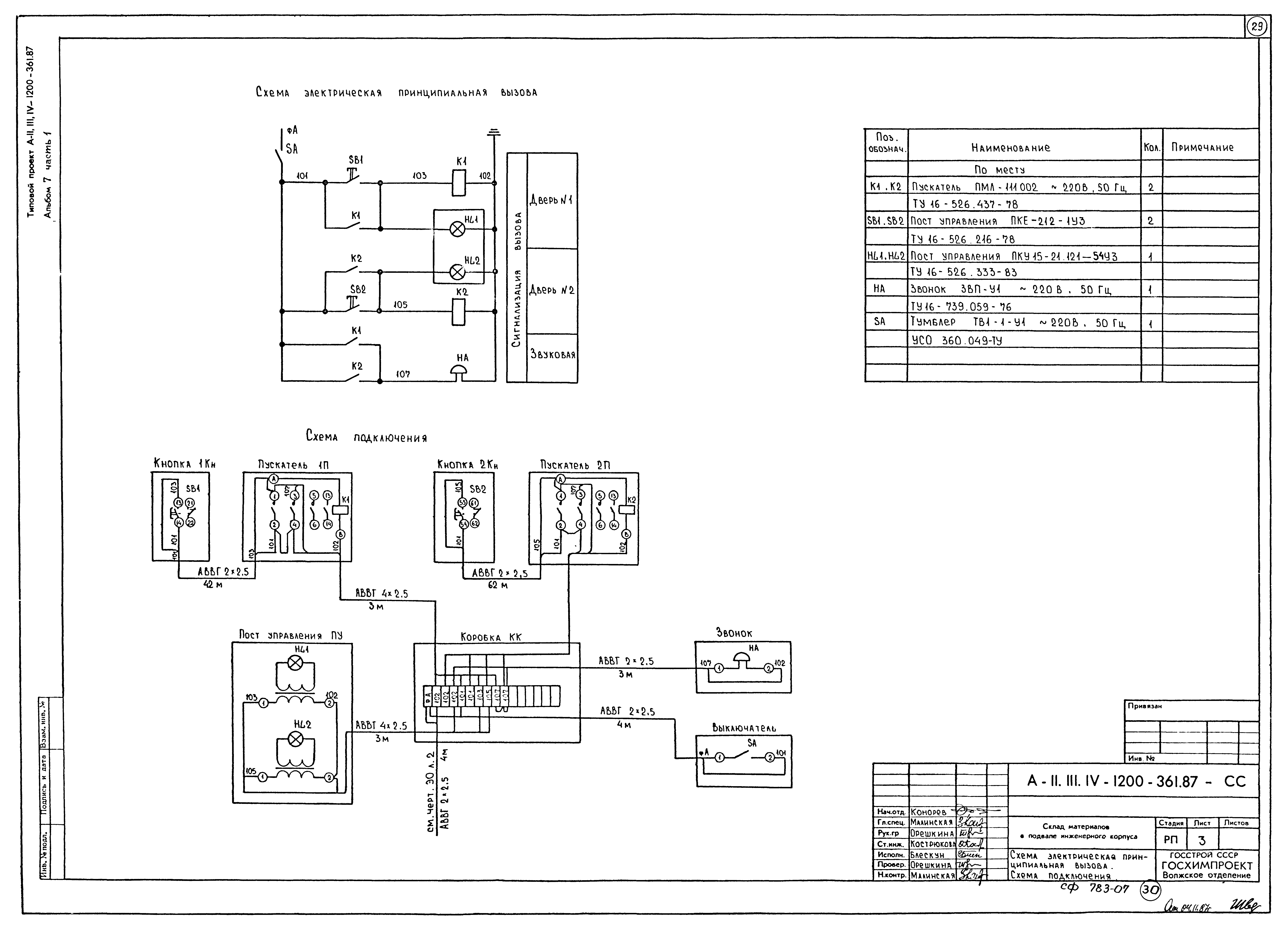 Типовой проект А-II,III,IV-1200-361.87