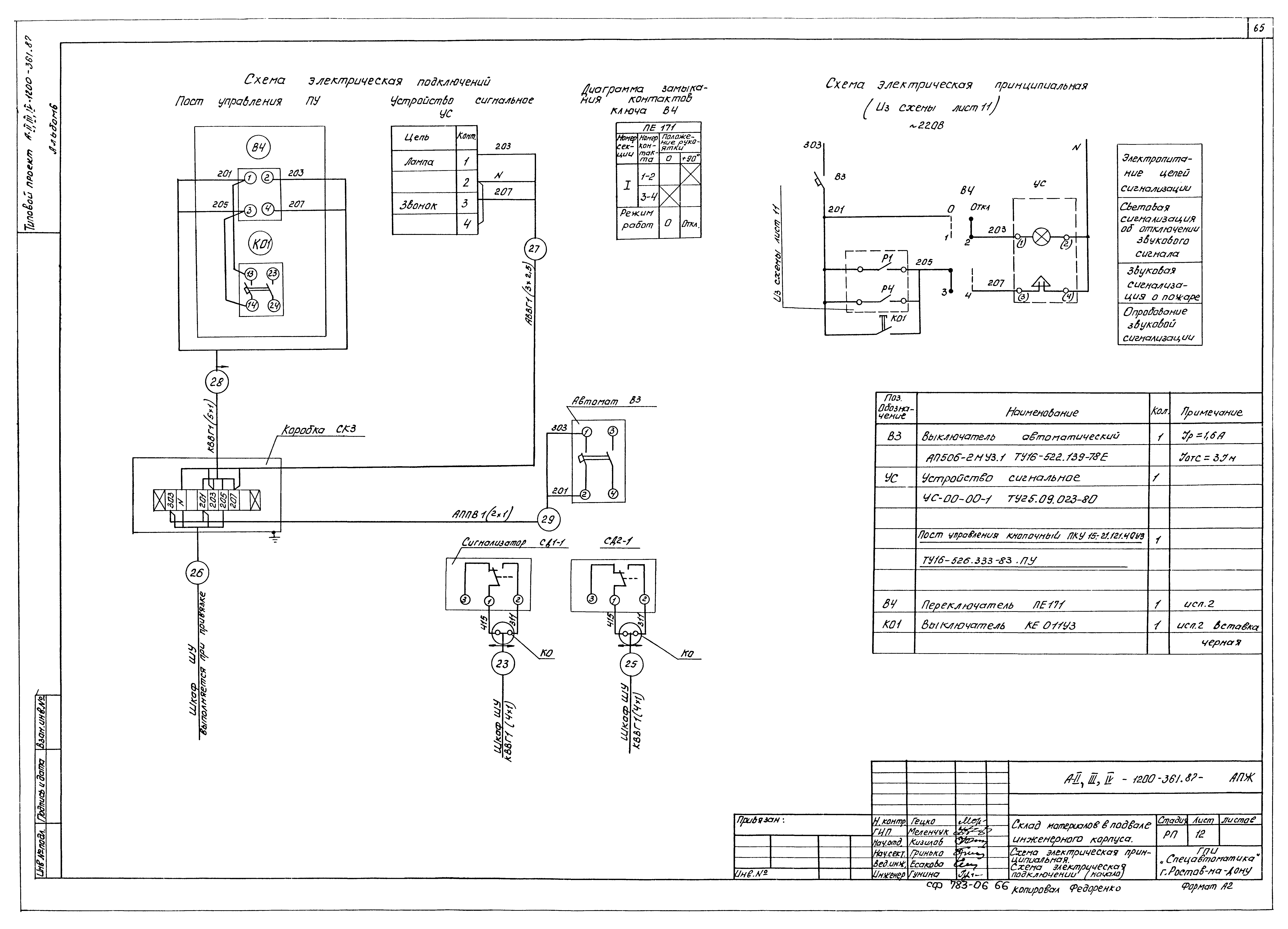 Типовой проект А-II,III,IV-1200-361.87