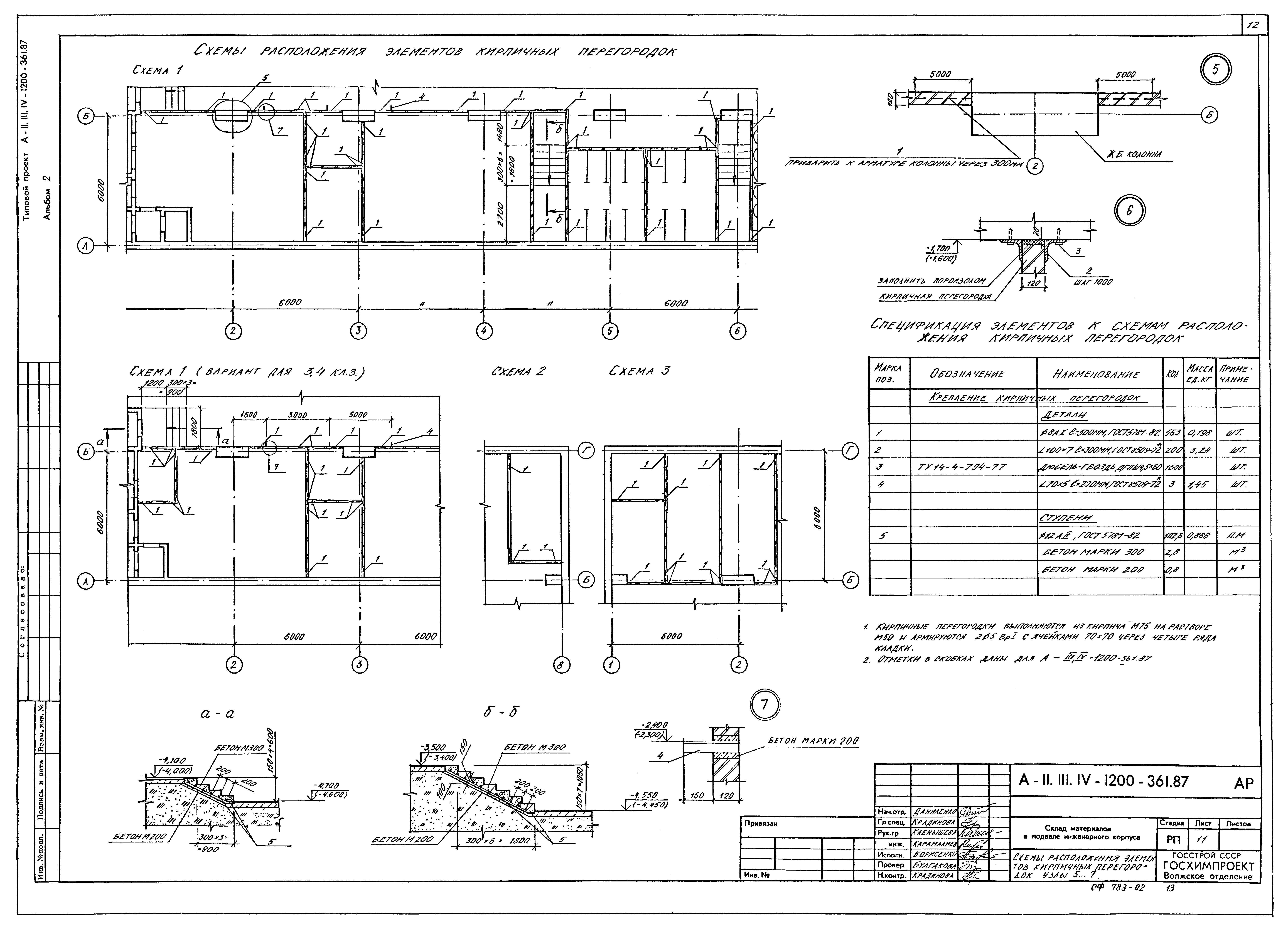 Типовой проект А-II,III,IV-1200-361.87