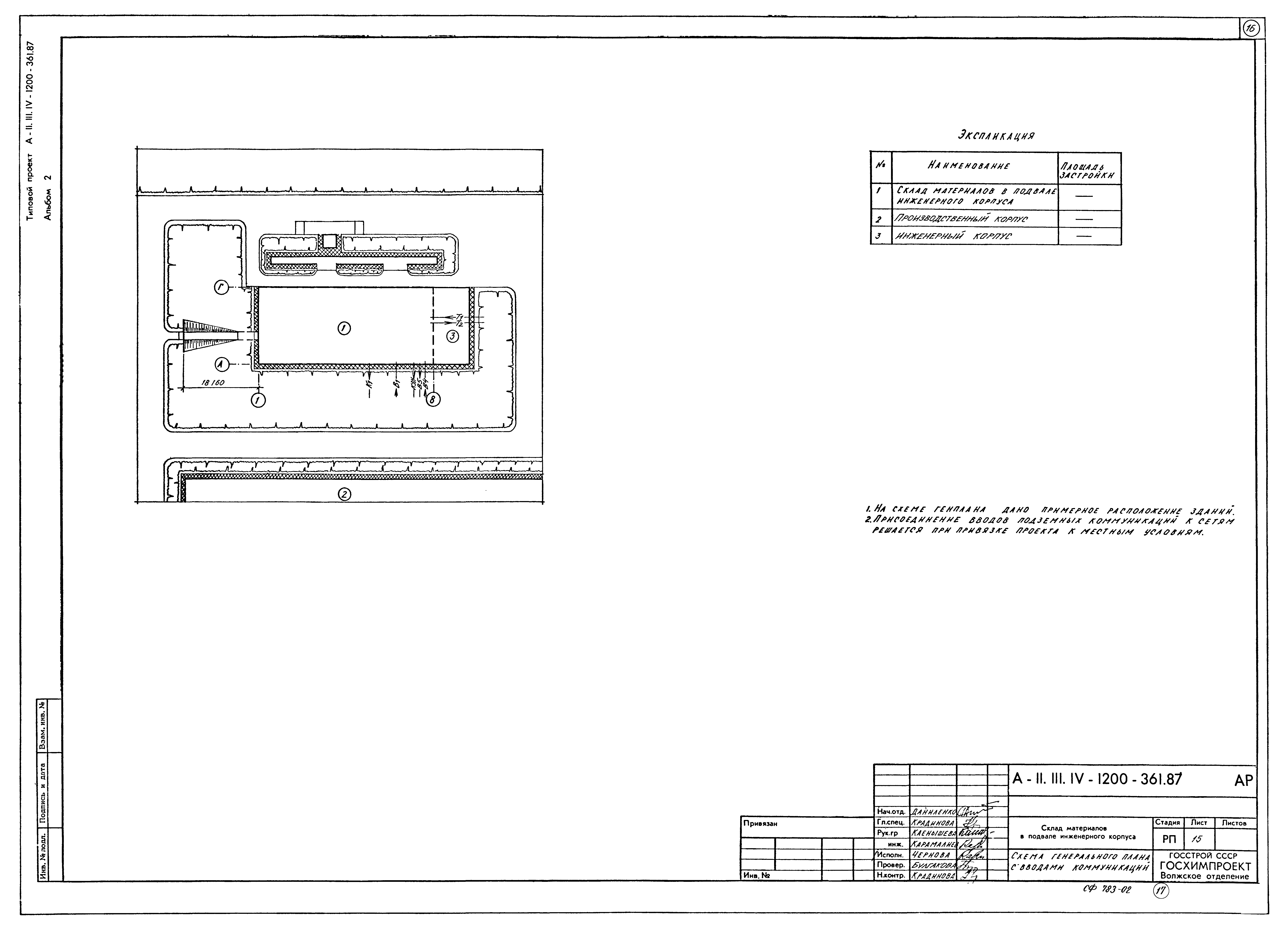 Типовой проект А-II,III,IV-1200-361.87