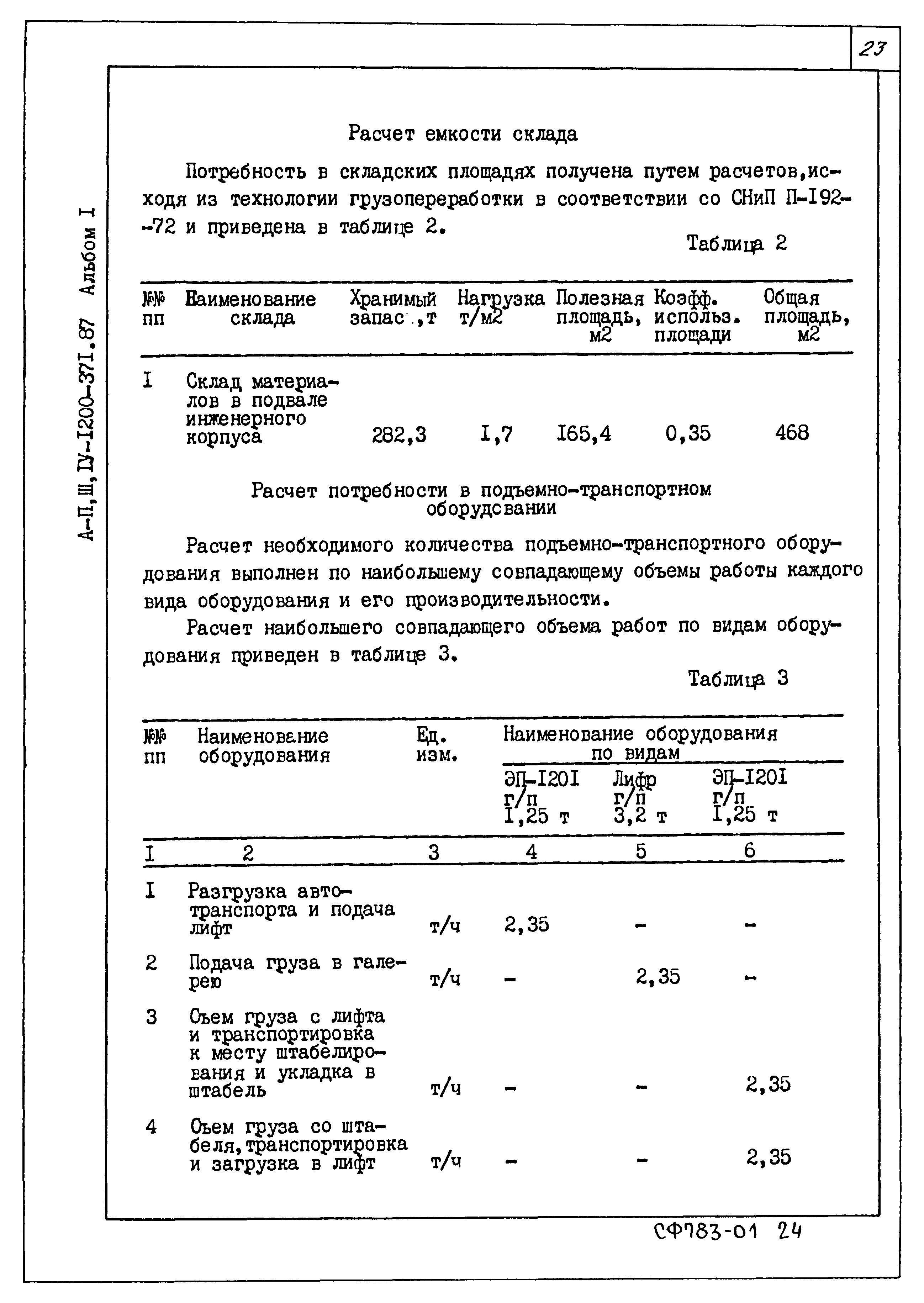 Типовой проект А-II,III,IV-1200-361.87