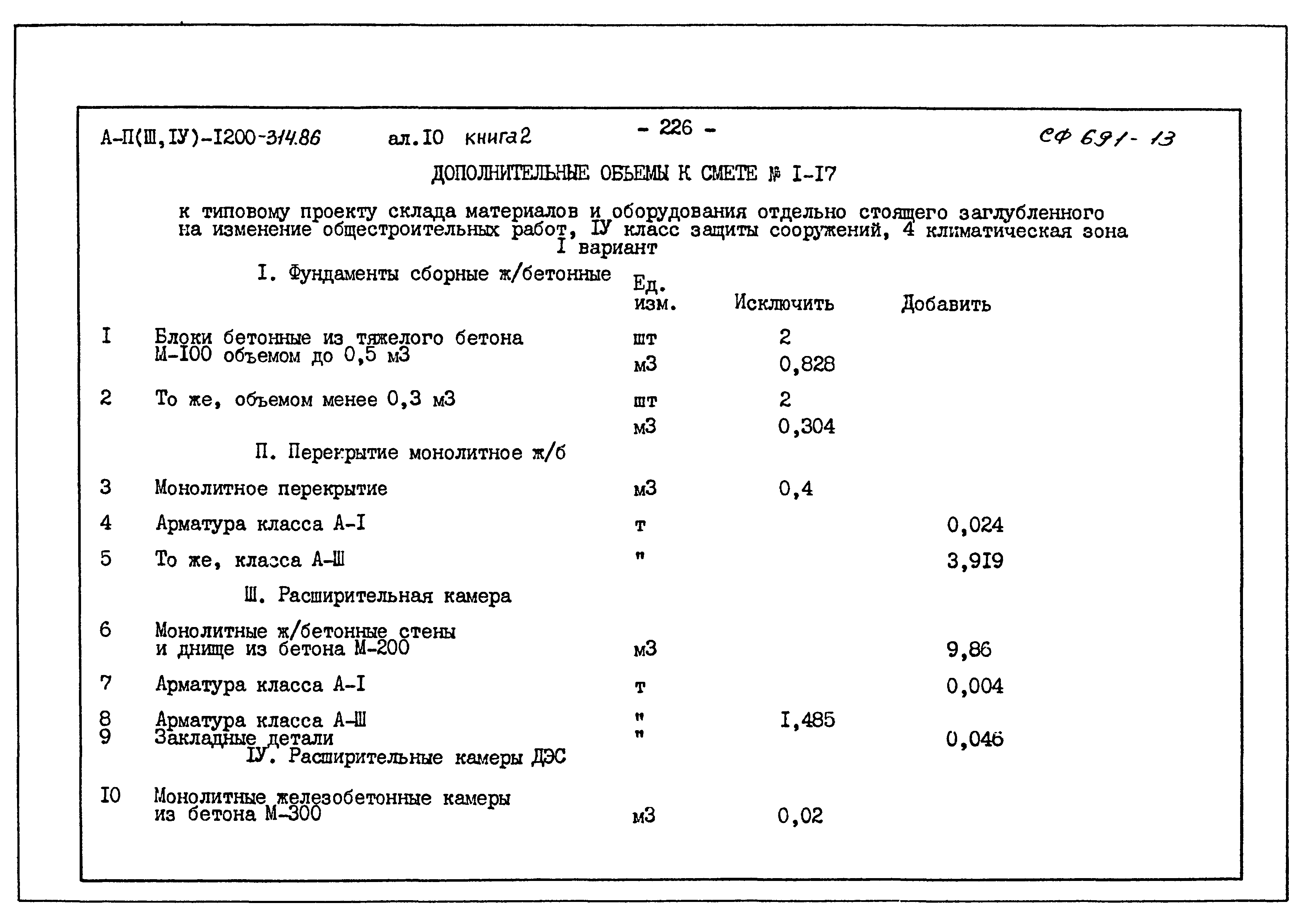 Типовой проект А-II,III,IV-1200-314.86