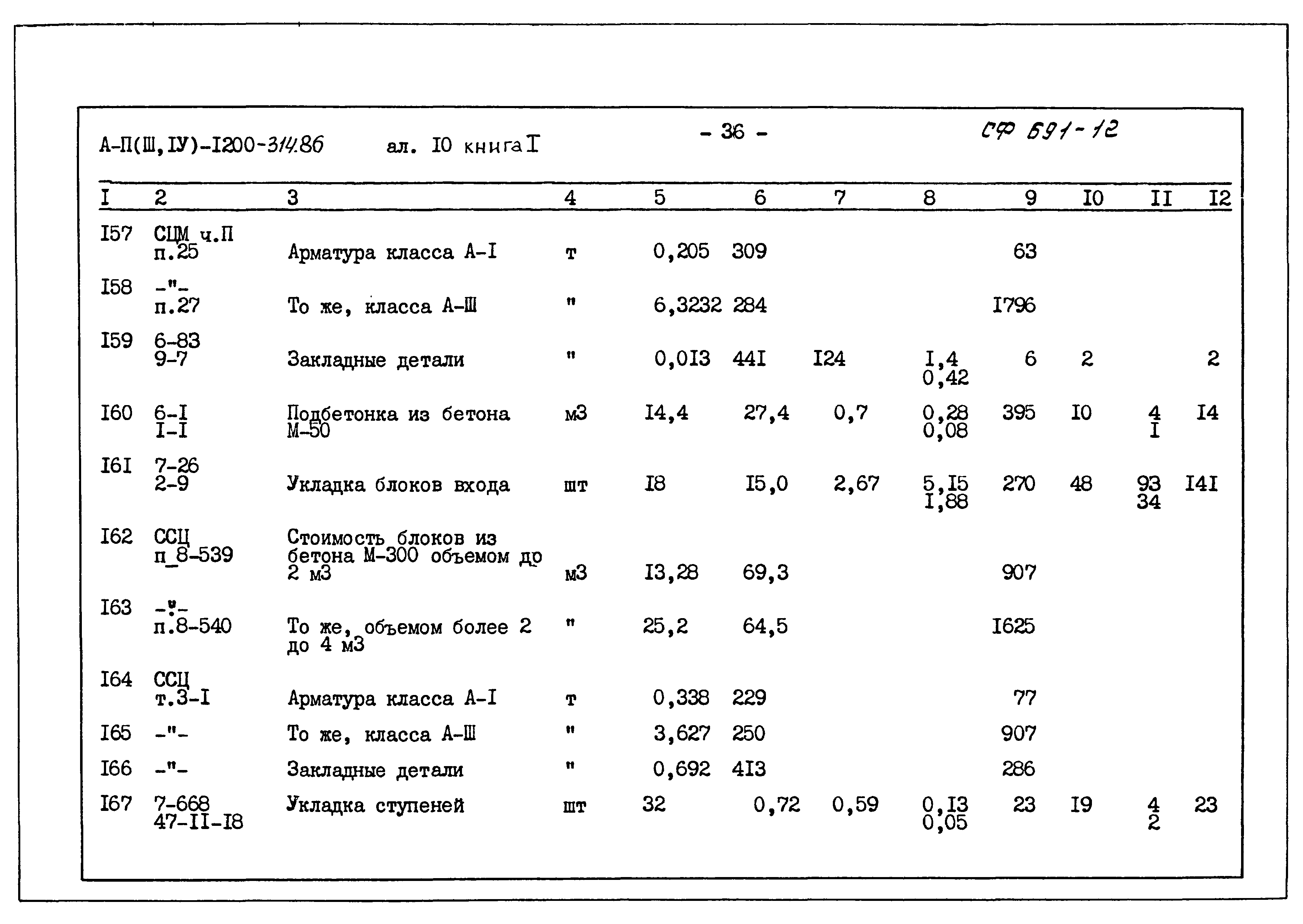 Типовой проект А-II,III,IV-1200-314.86