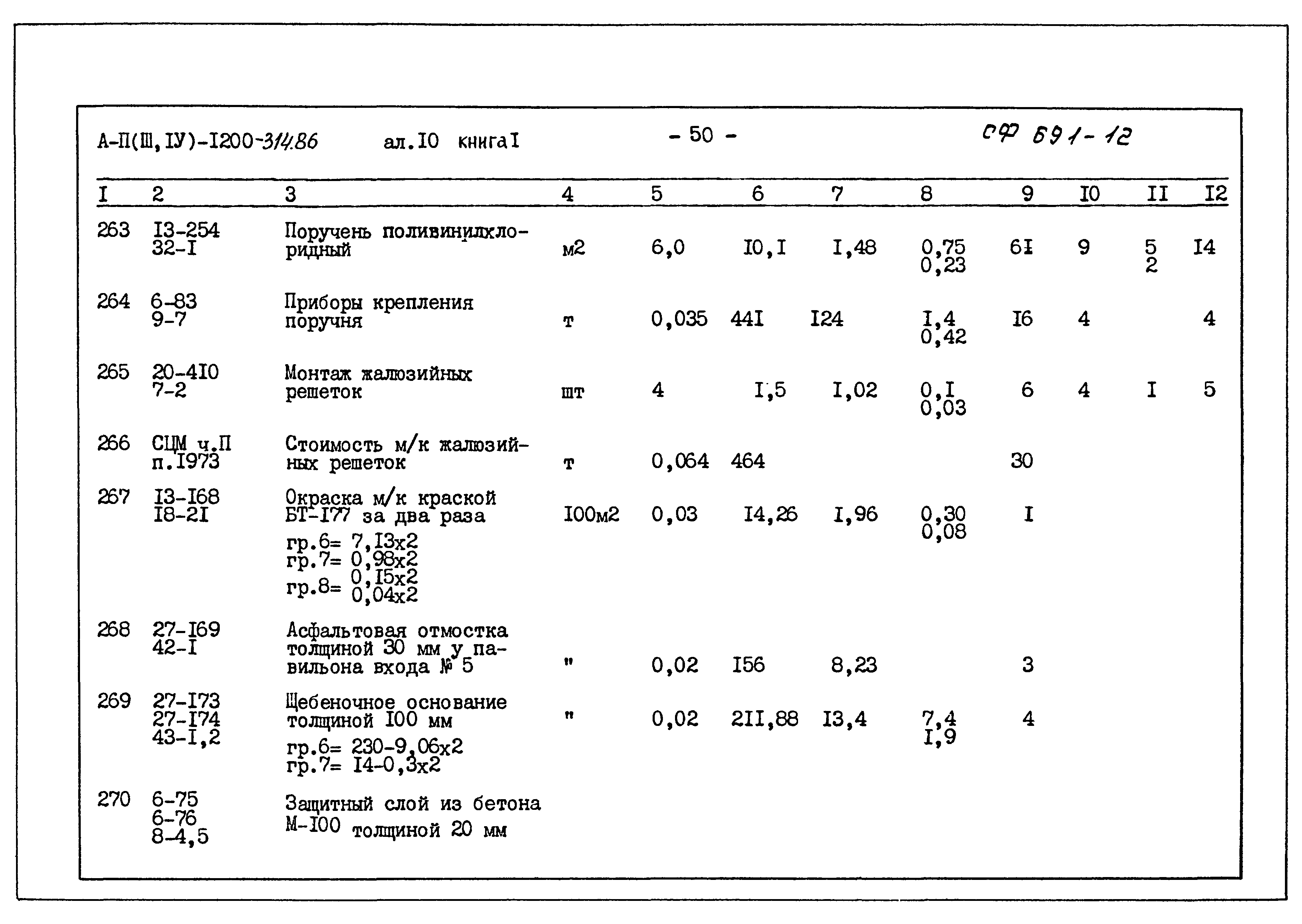 Типовой проект А-II,III,IV-1200-314.86
