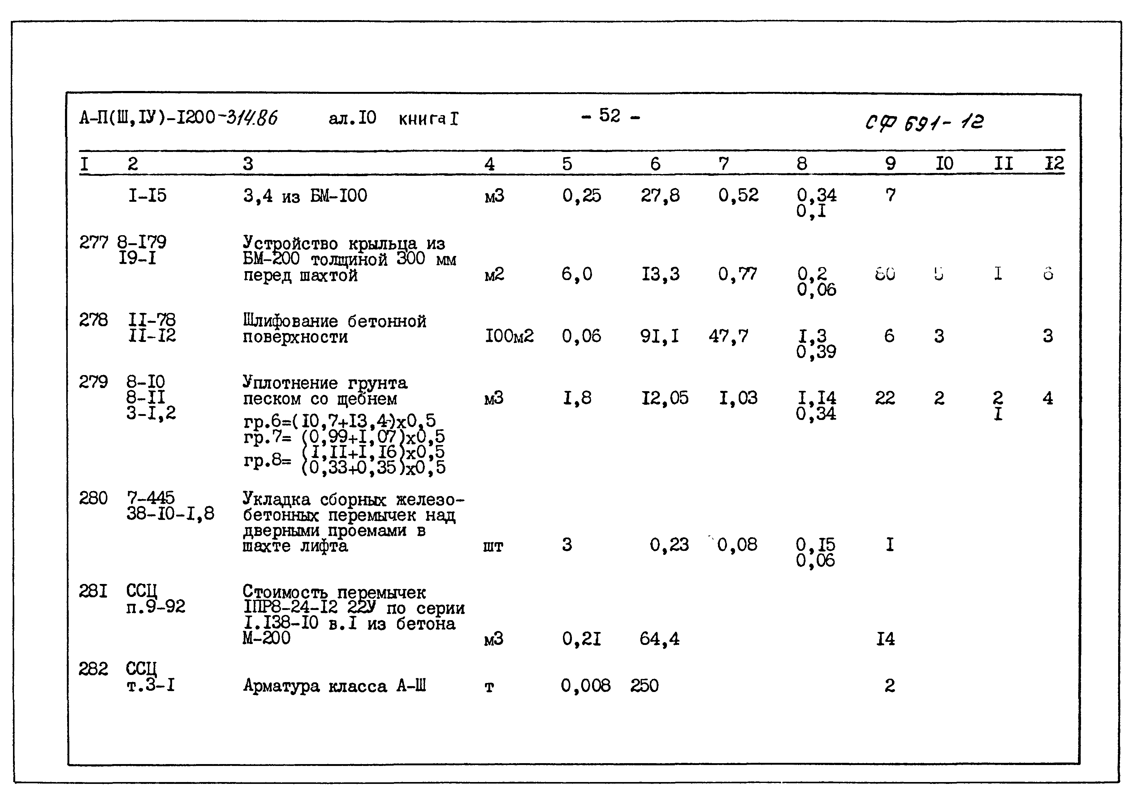 Типовой проект А-II,III,IV-1200-314.86