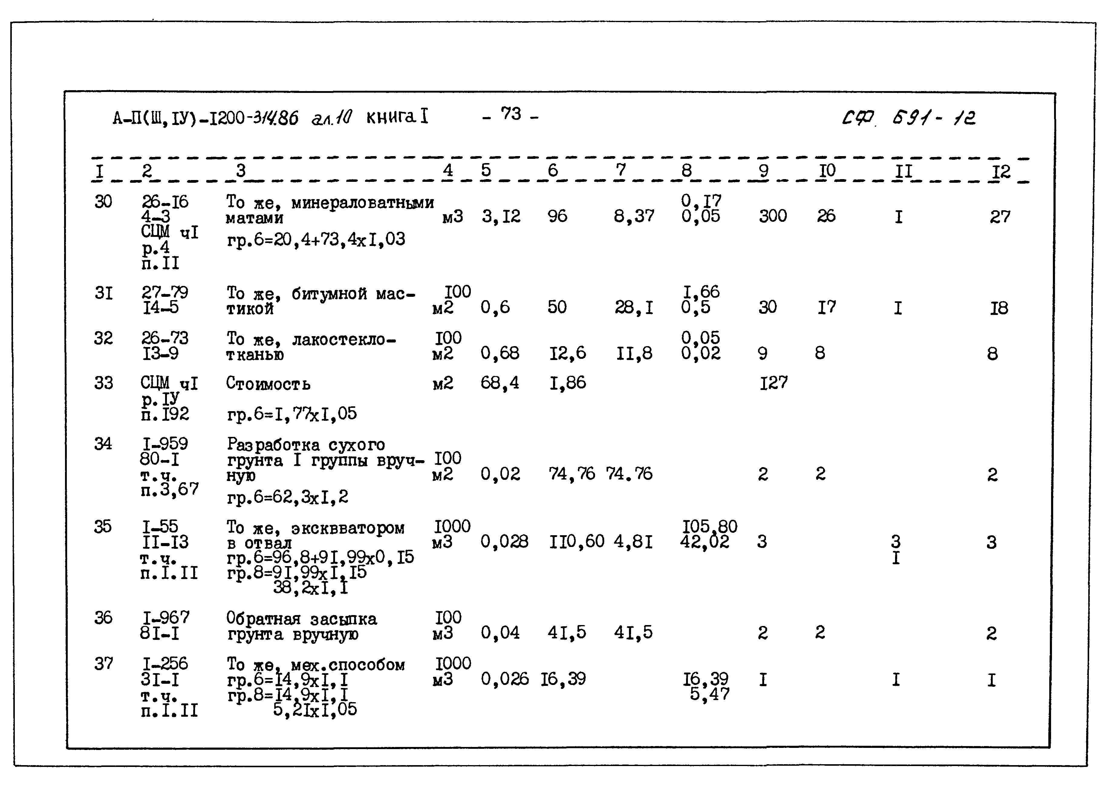 Типовой проект А-II,III,IV-1200-314.86