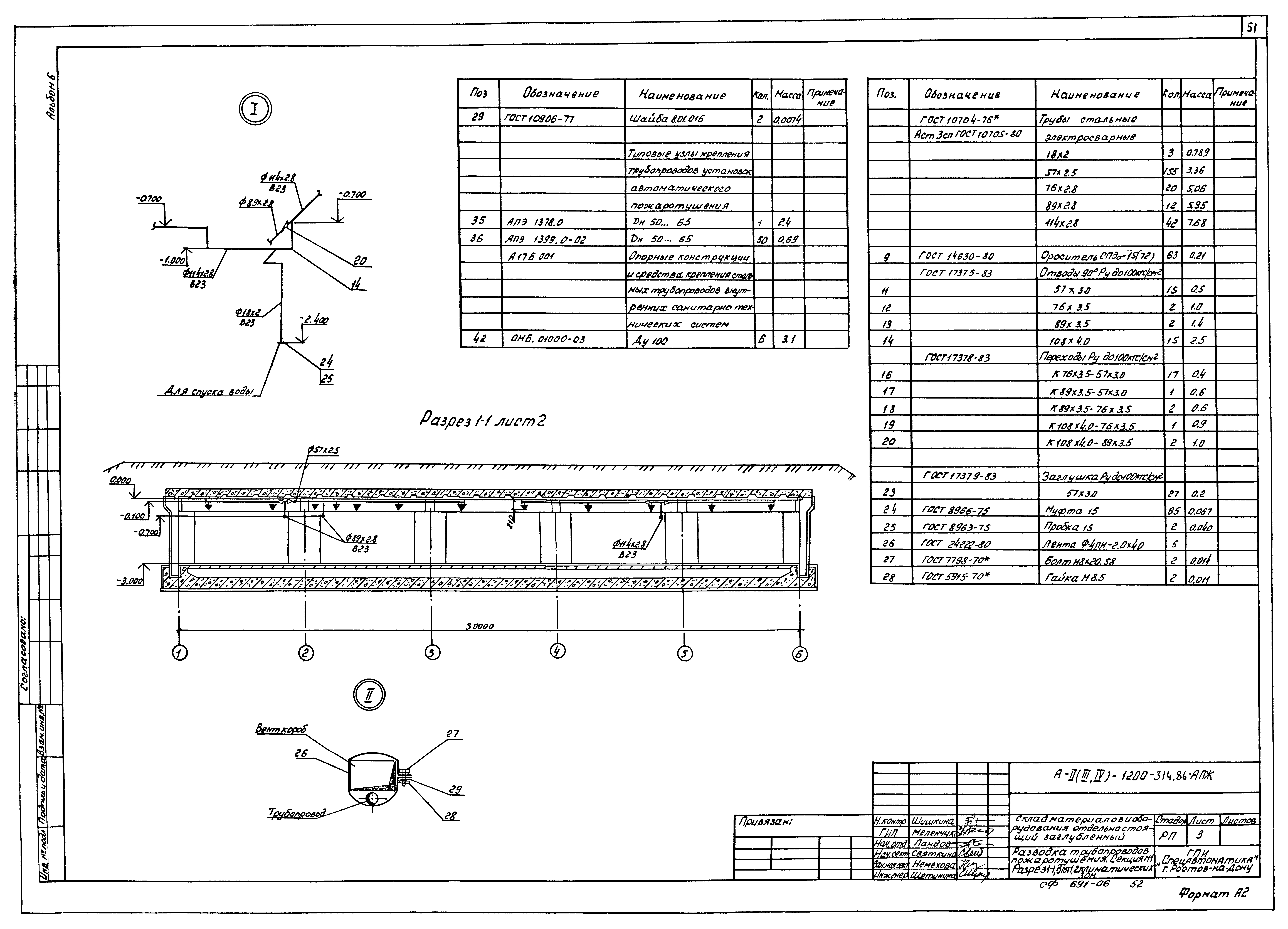 Типовой проект А-II,III,IV-1200-314.86