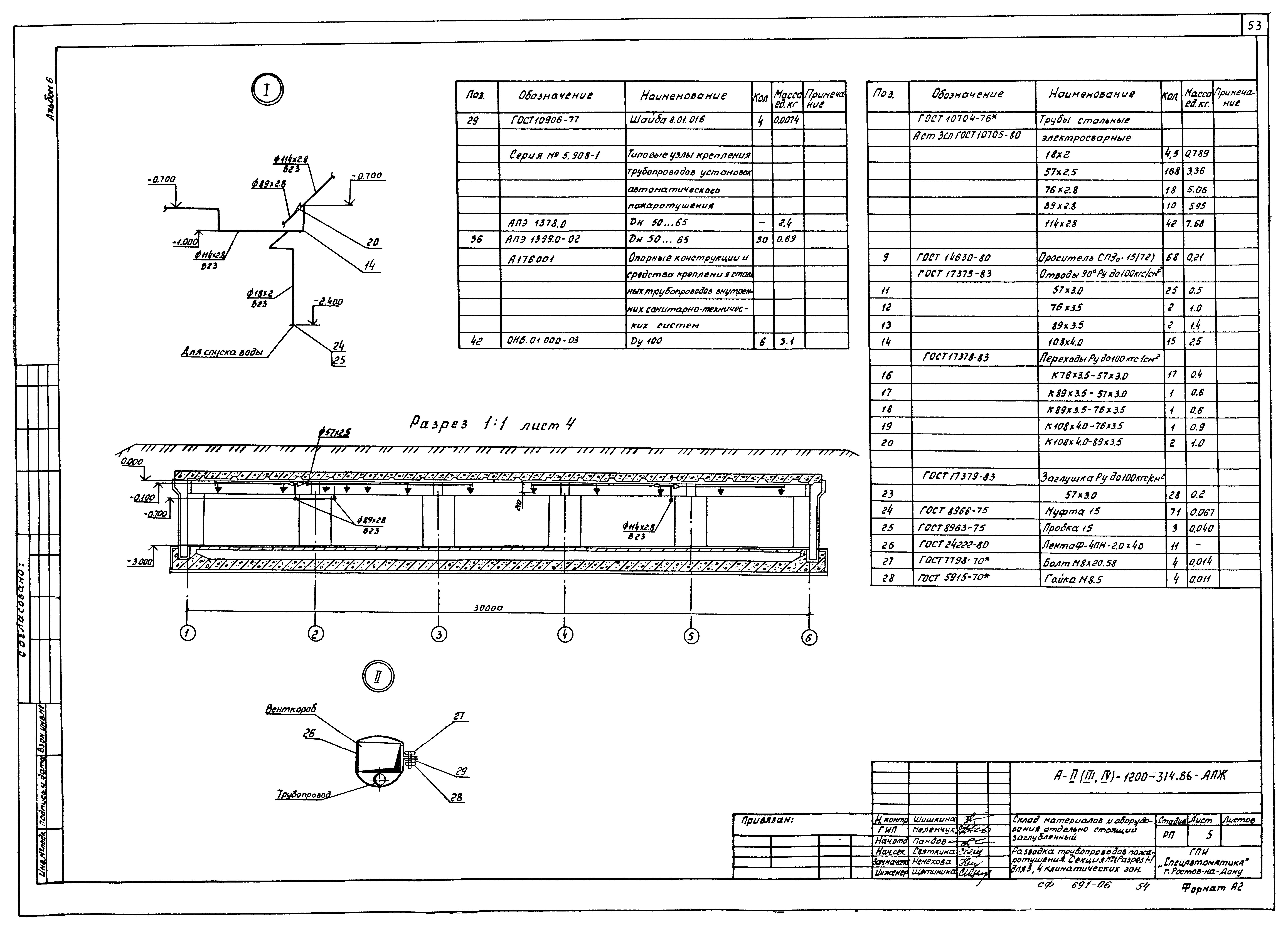 Типовой проект А-II,III,IV-1200-314.86