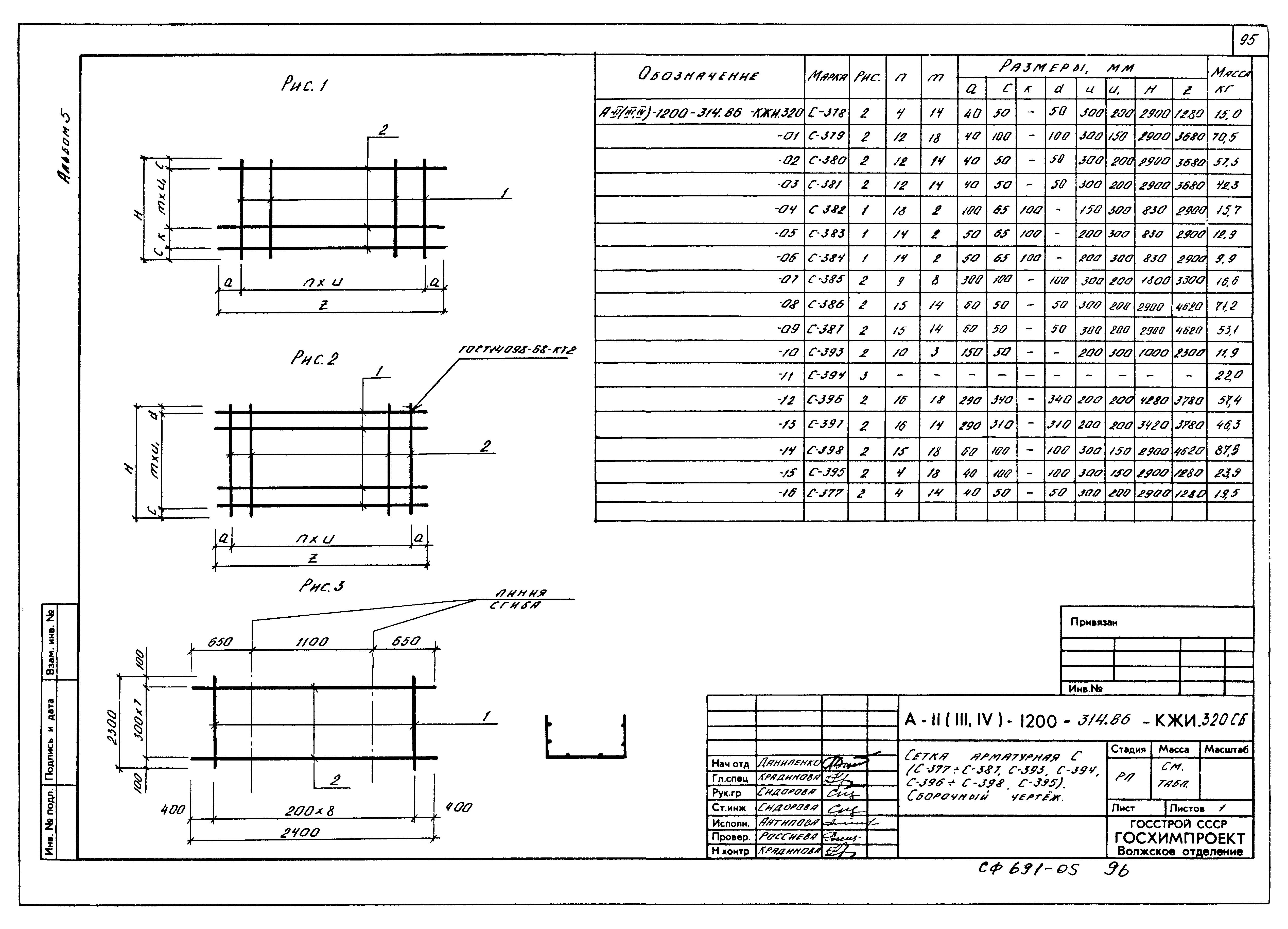 Типовой проект А-II,III,IV-1200-314.86