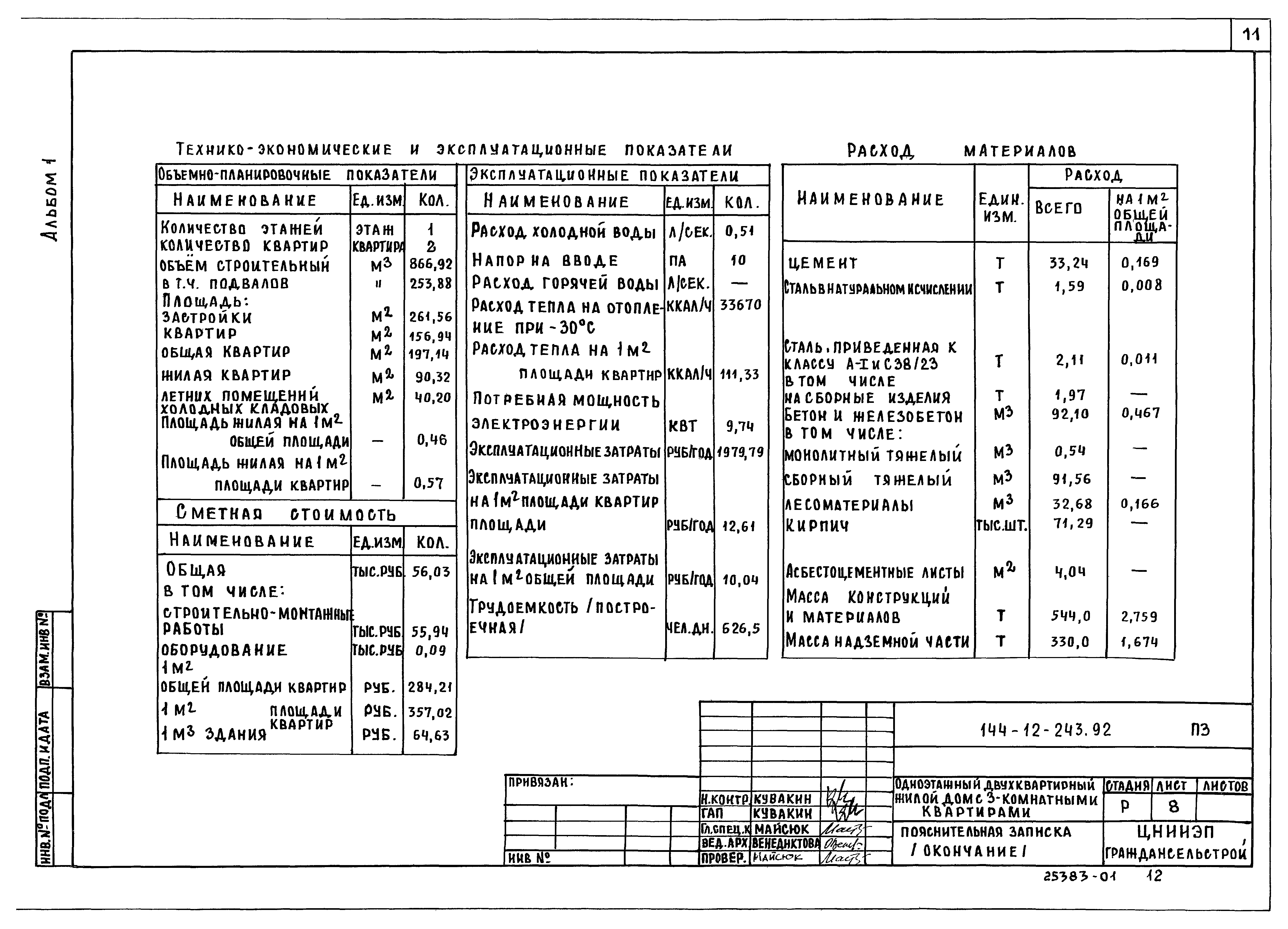 Типовой проект 144-12-243.92
