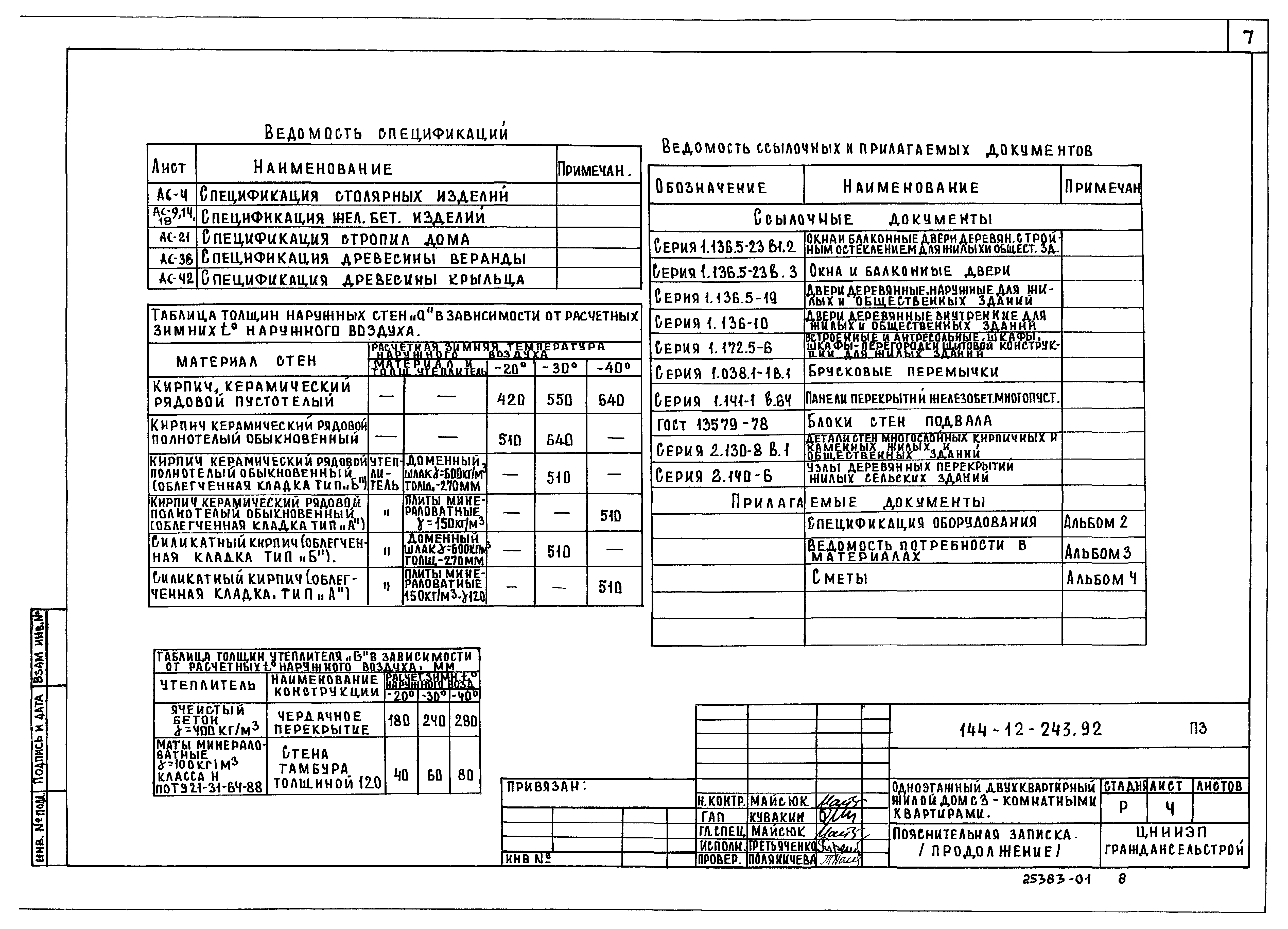 Типовой проект 144-12-243.92