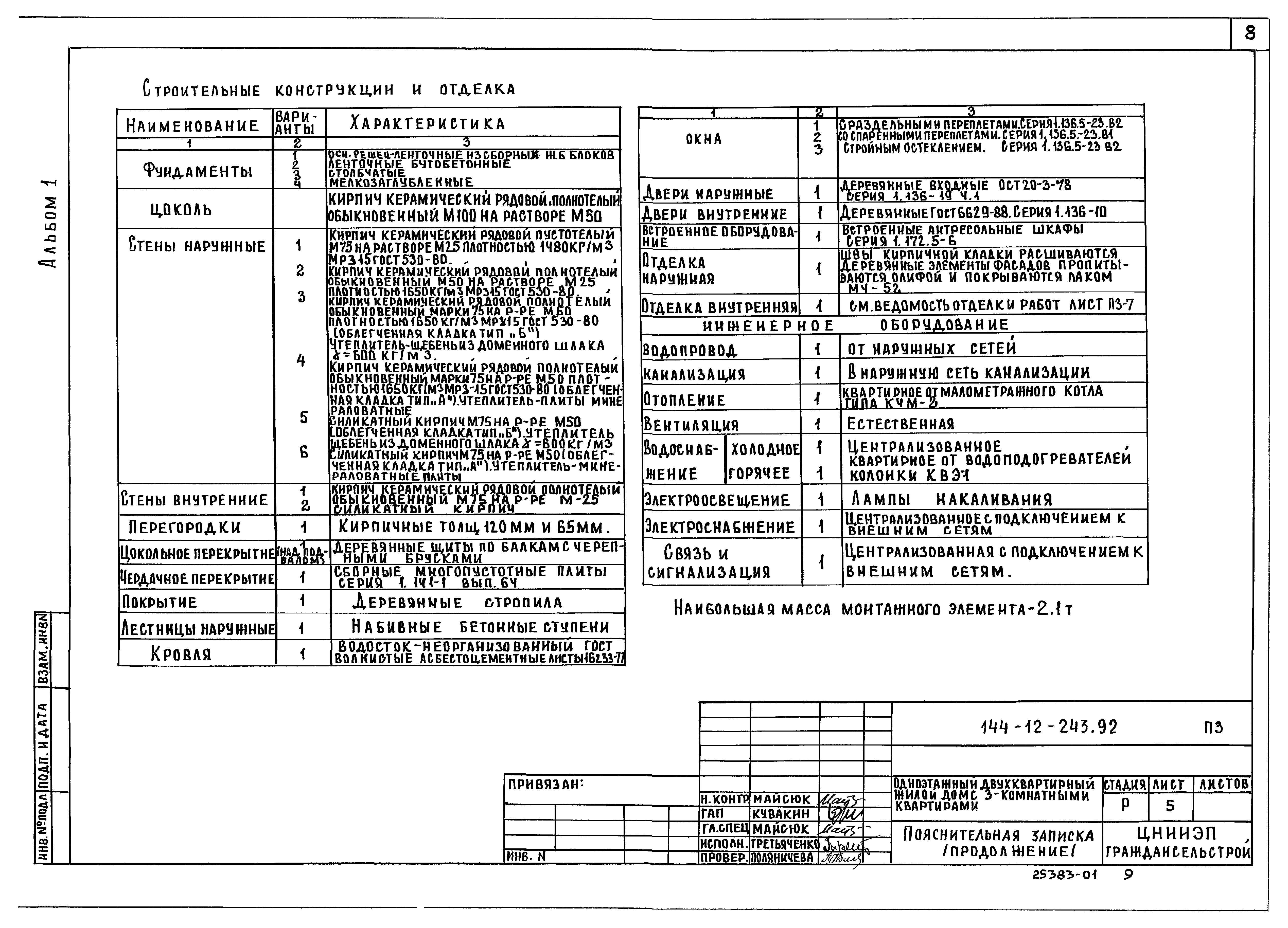 Типовой проект 144-12-243.92