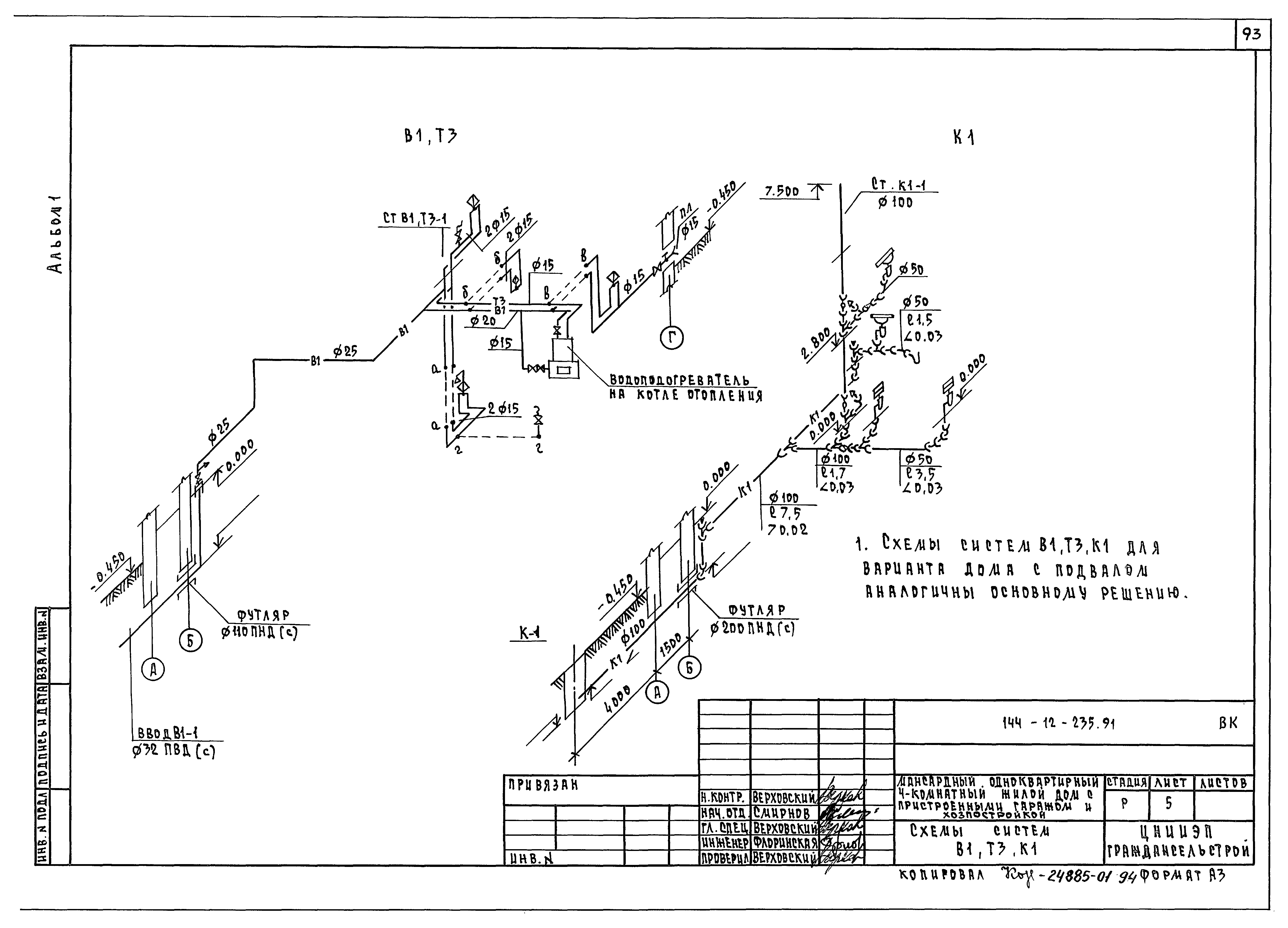 Типовой проект 144-12-235.91