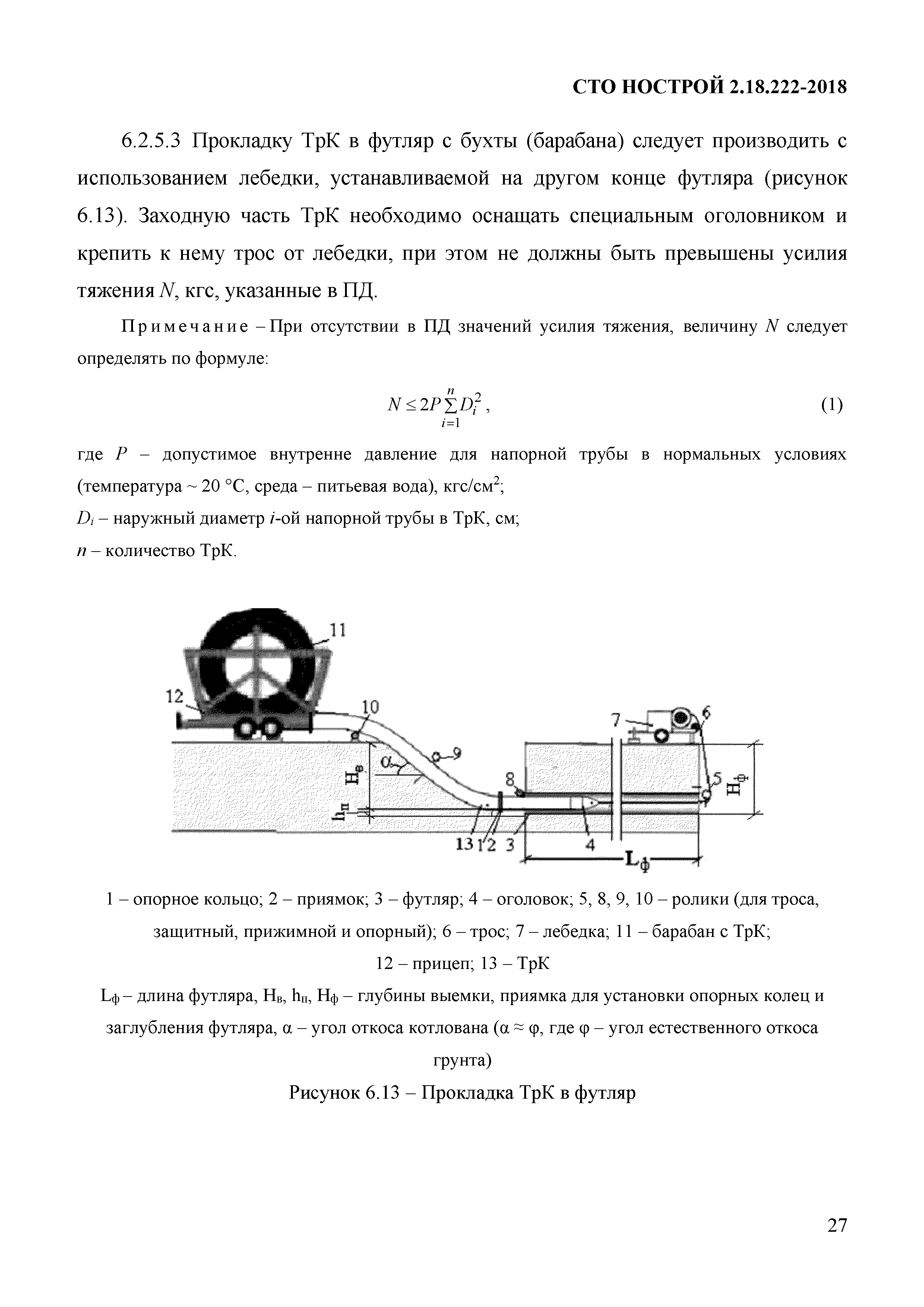 СТО НОСТРОЙ 2.18.222-2018