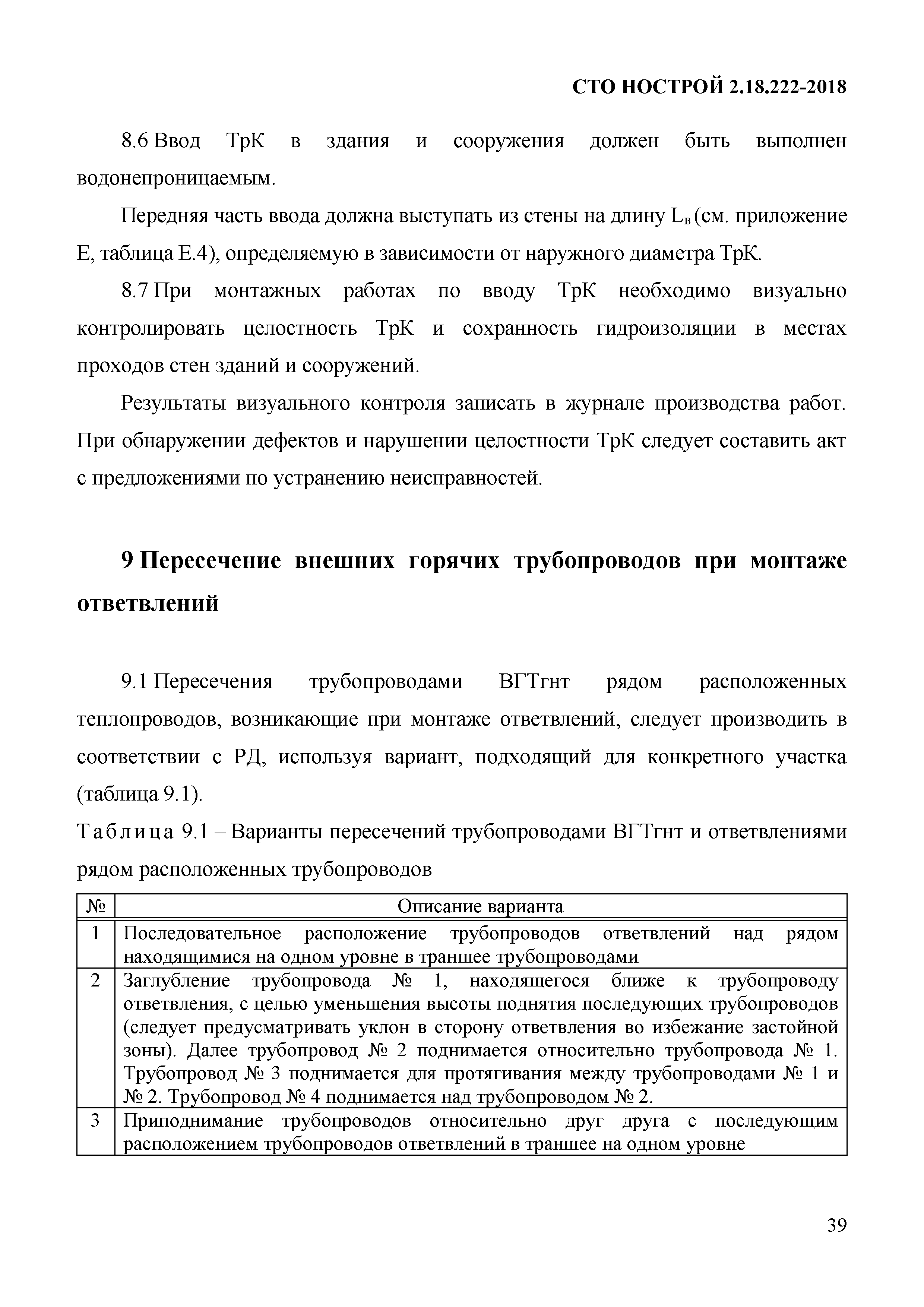 СТО НОСТРОЙ 2.18.222-2018