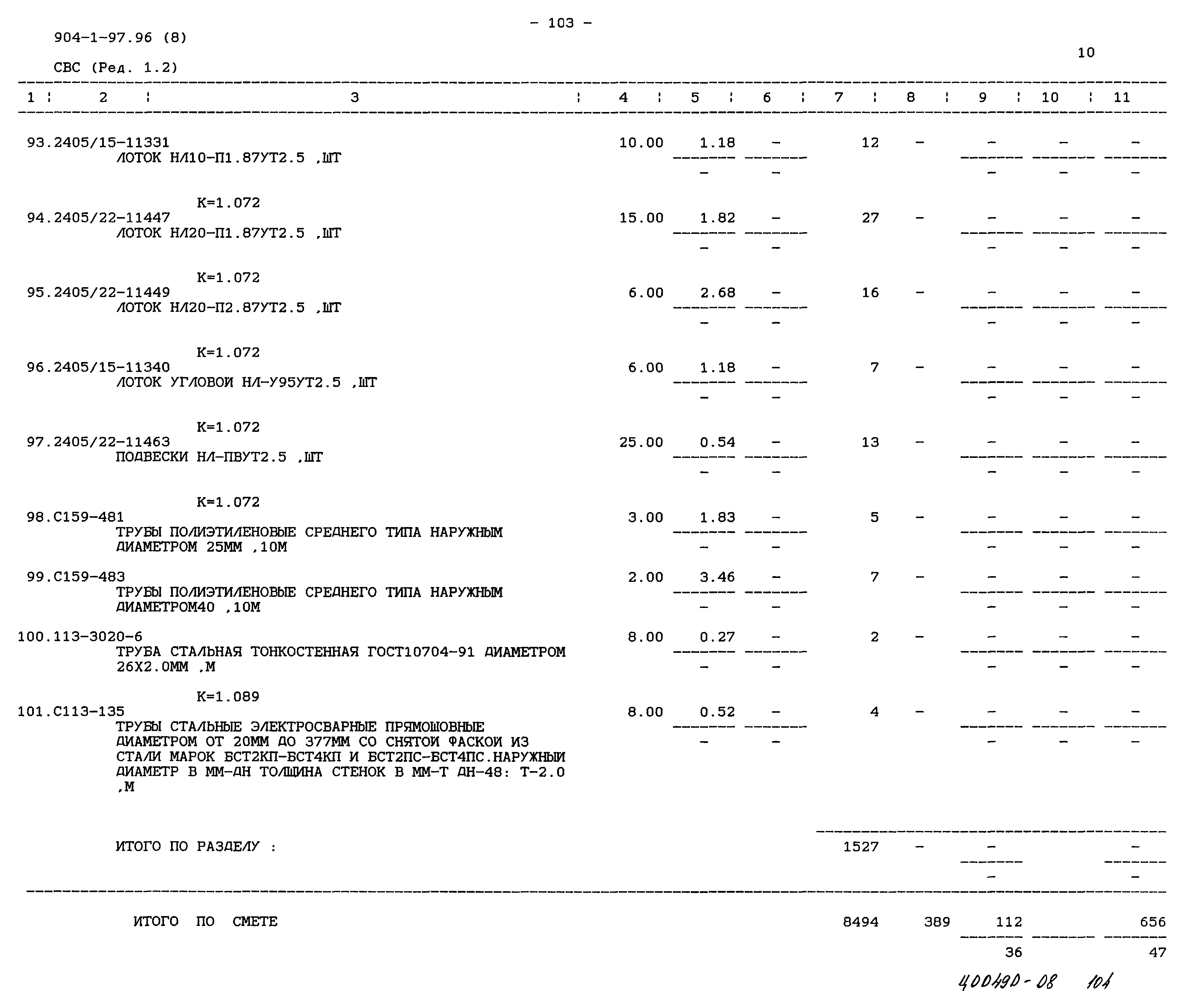Типовой проект 904-1-97.96