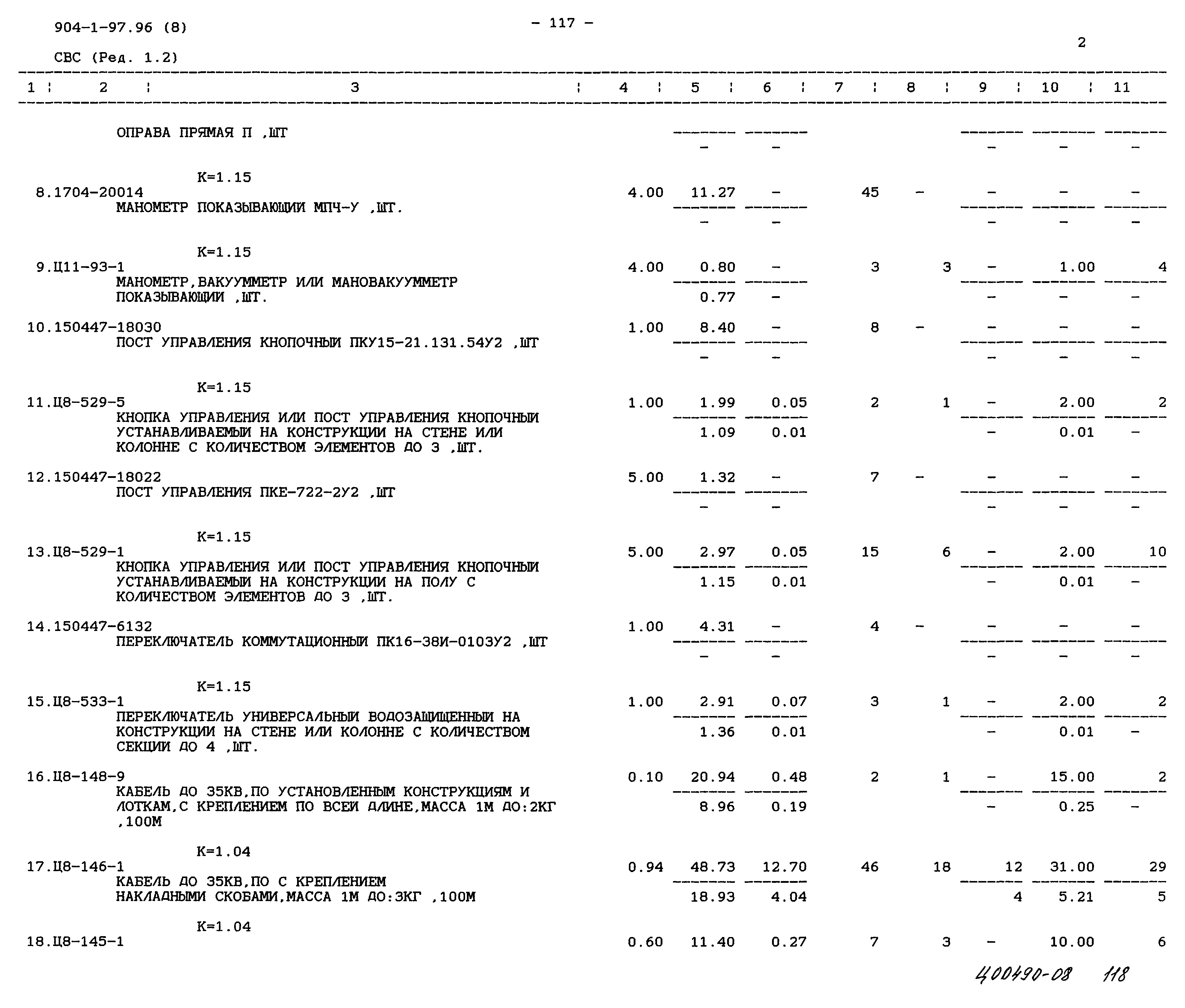 Типовой проект 904-1-97.96