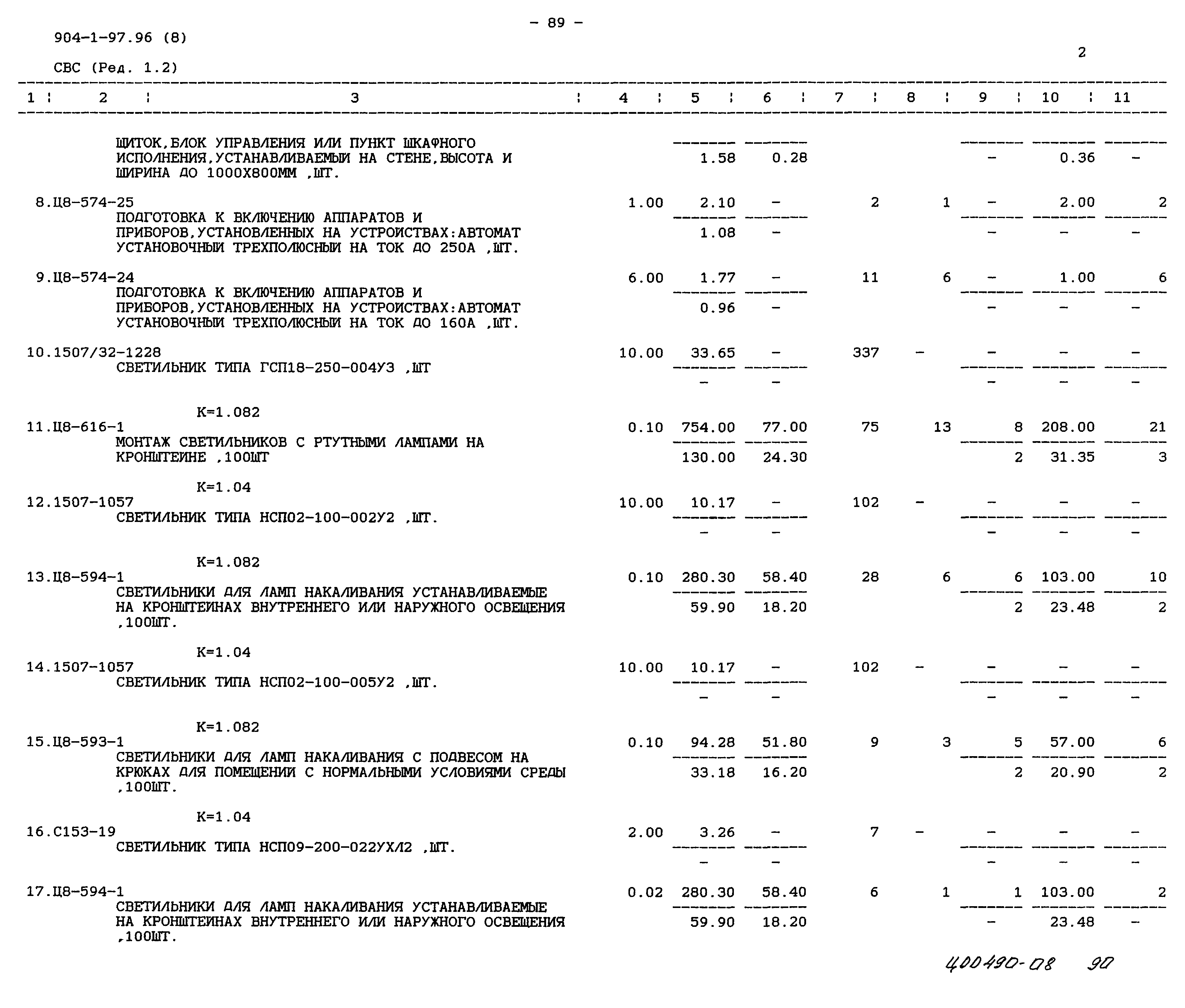 Типовой проект 904-1-97.96