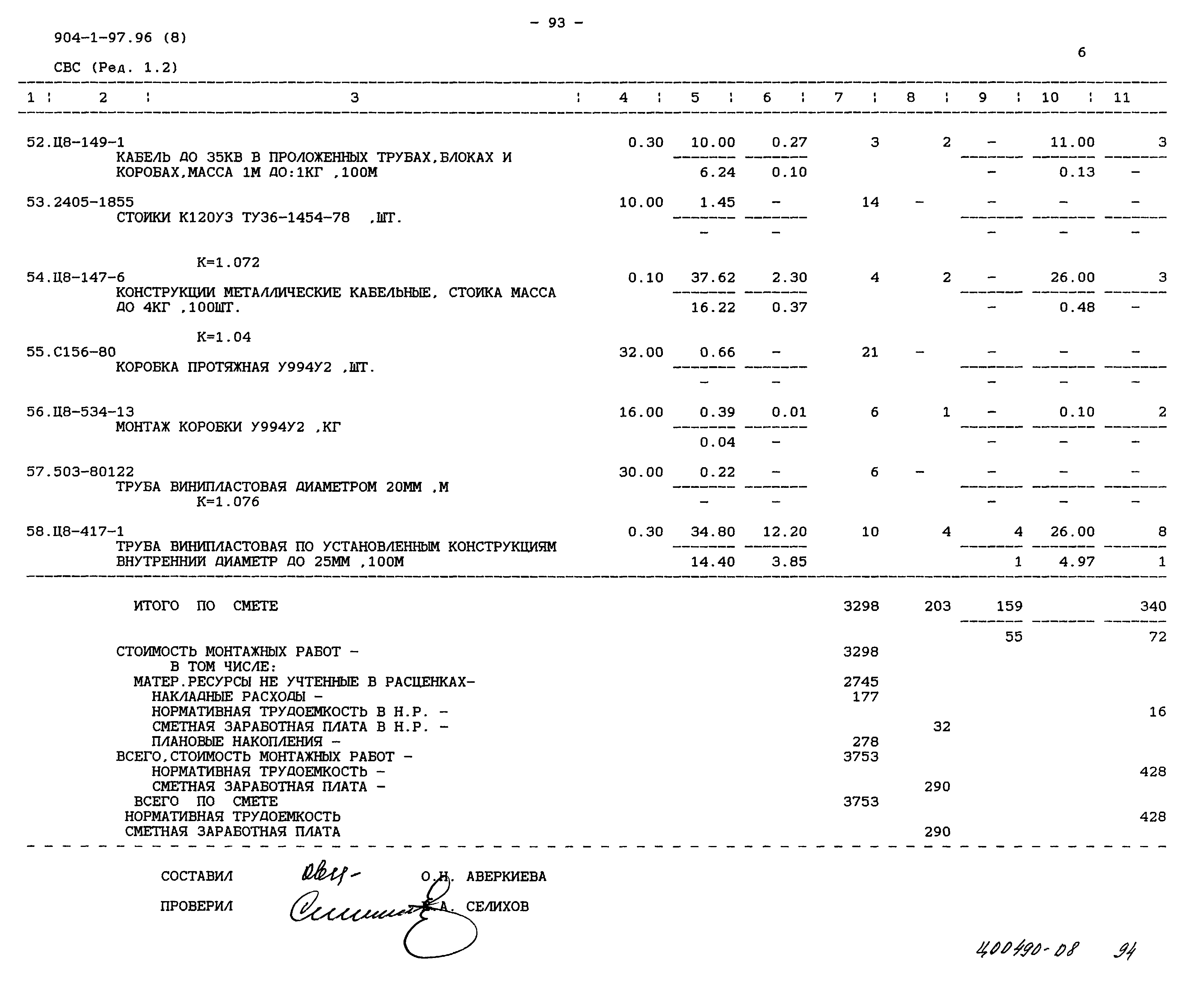 Типовой проект 904-1-97.96
