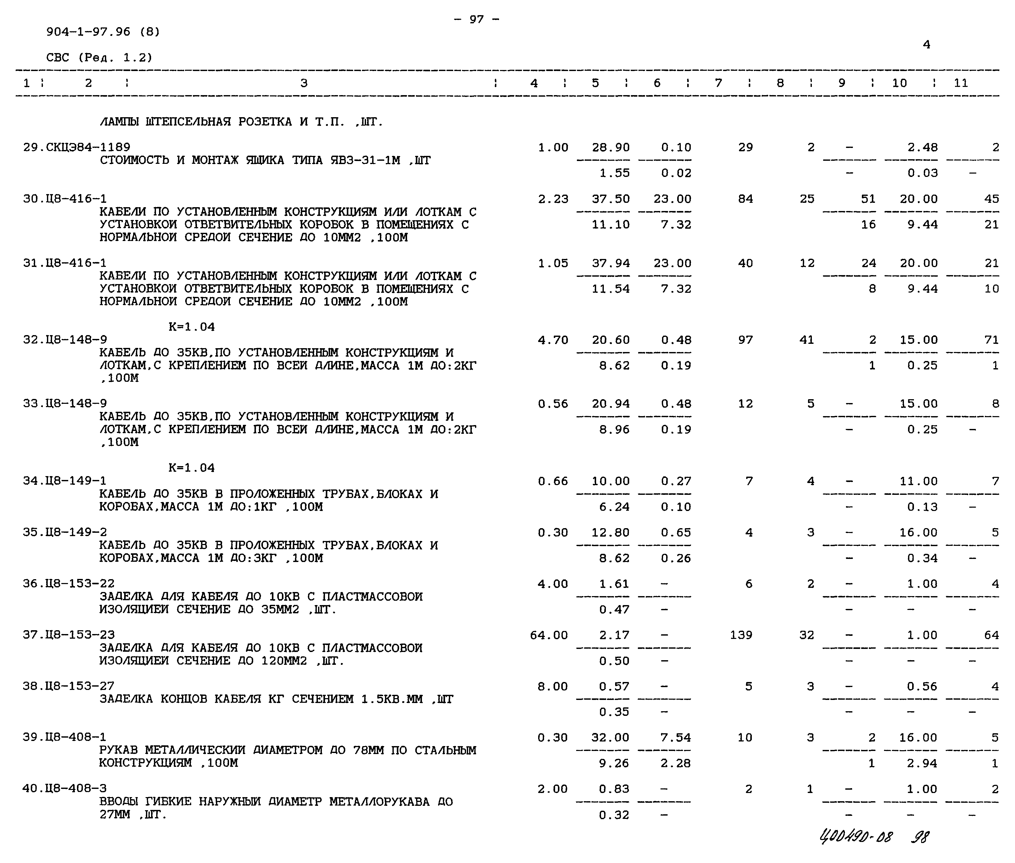 Типовой проект 904-1-97.96