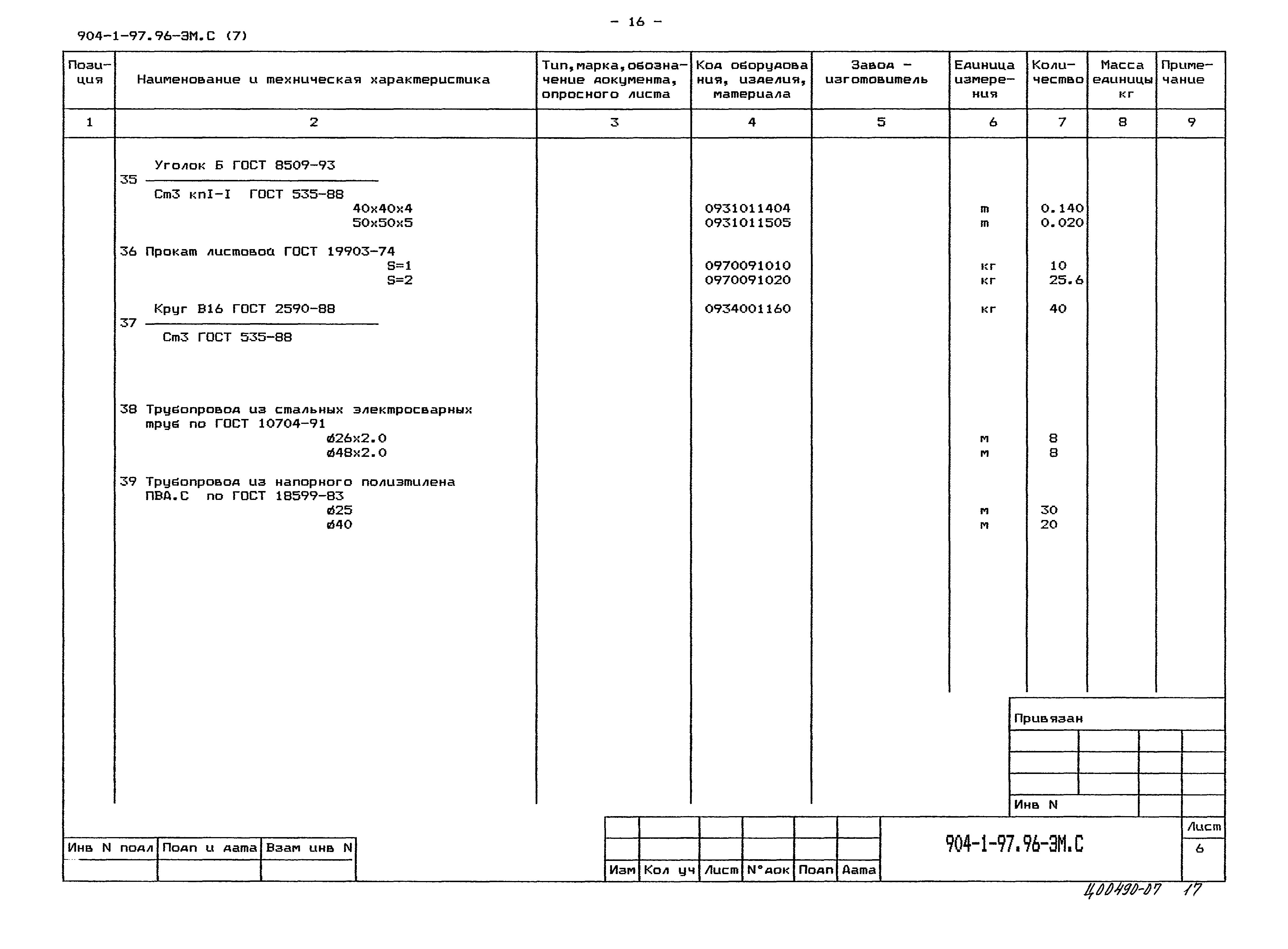 Типовой проект 904-1-97.96