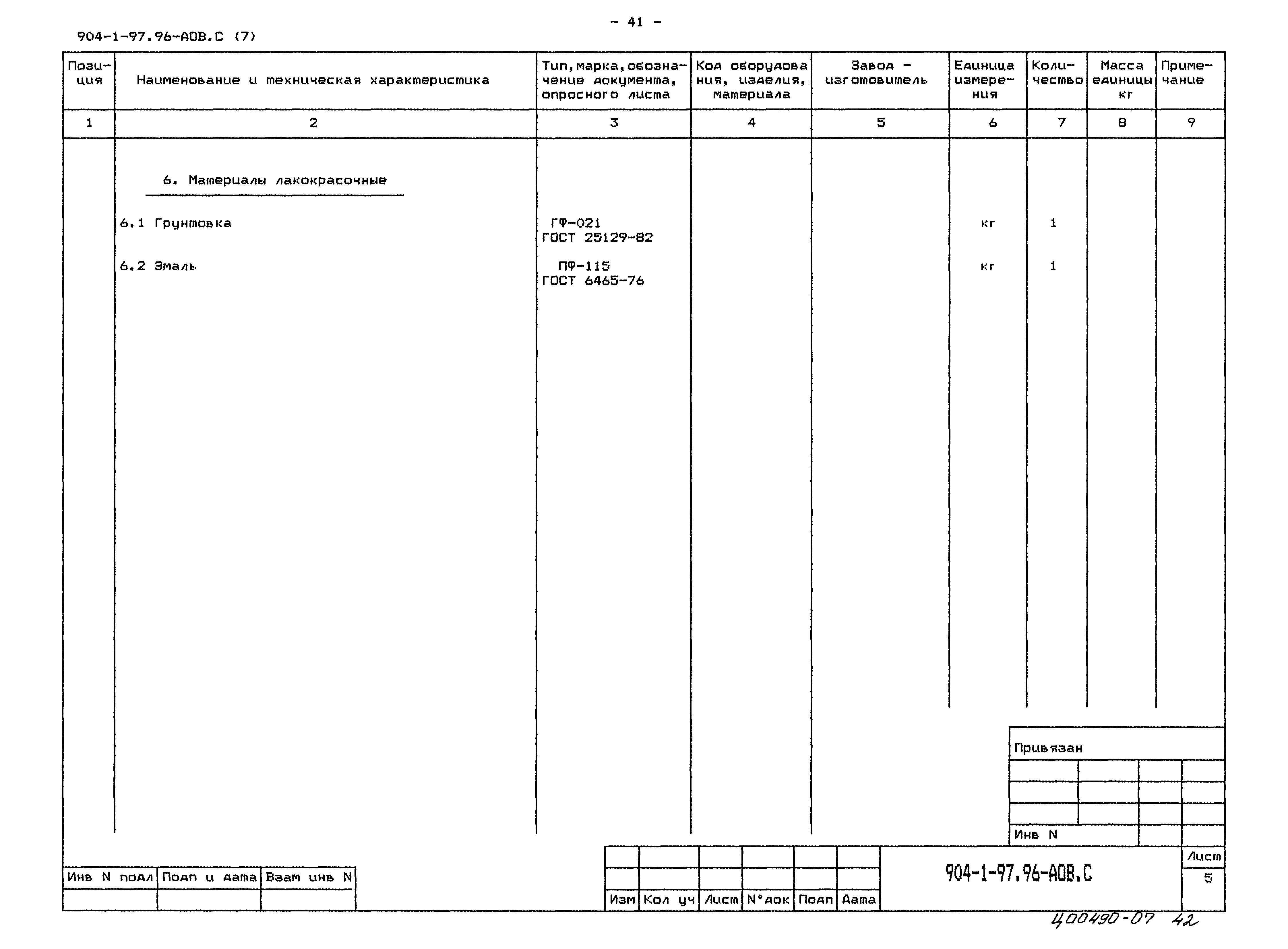 Типовой проект 904-1-97.96