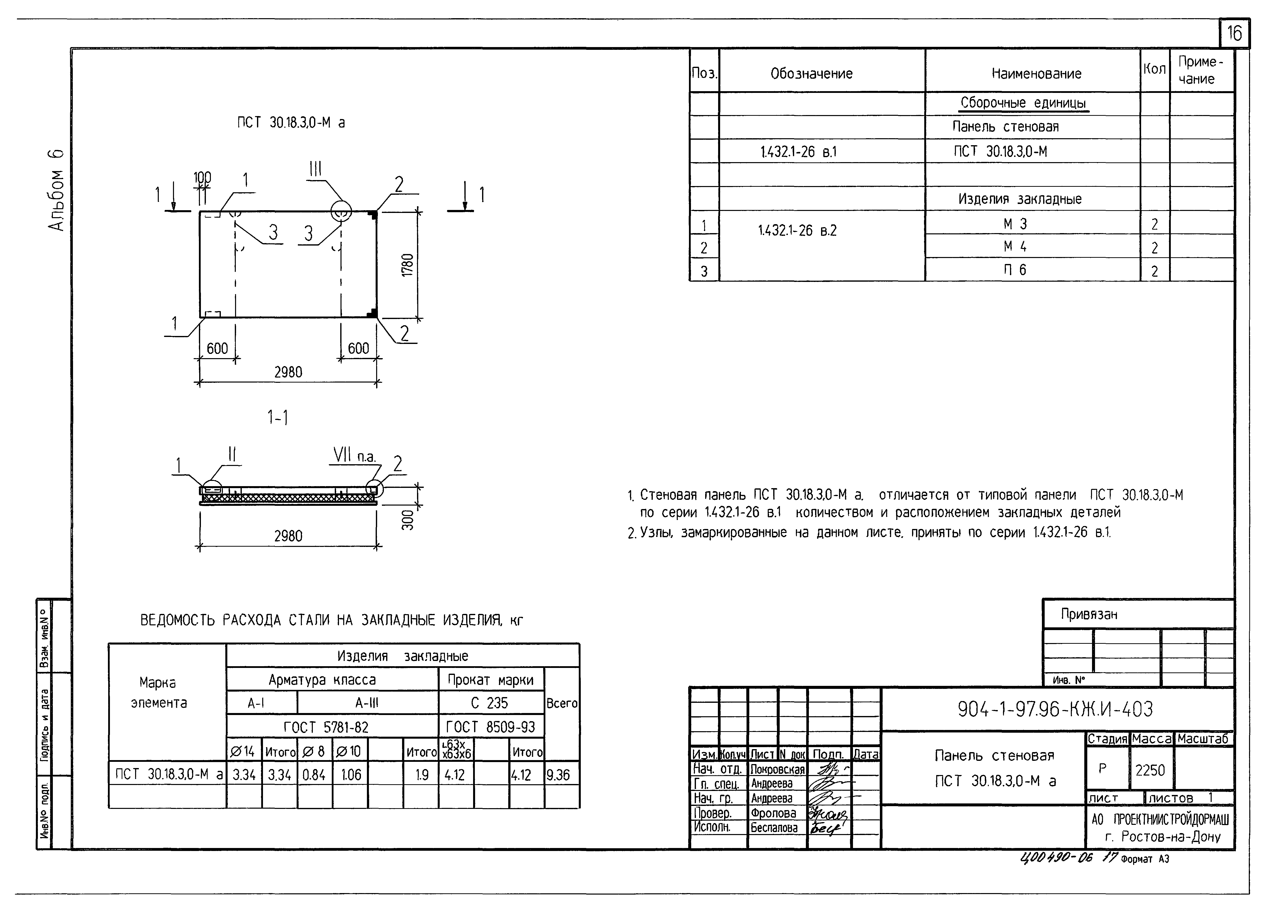 Типовой проект 904-1-97.96