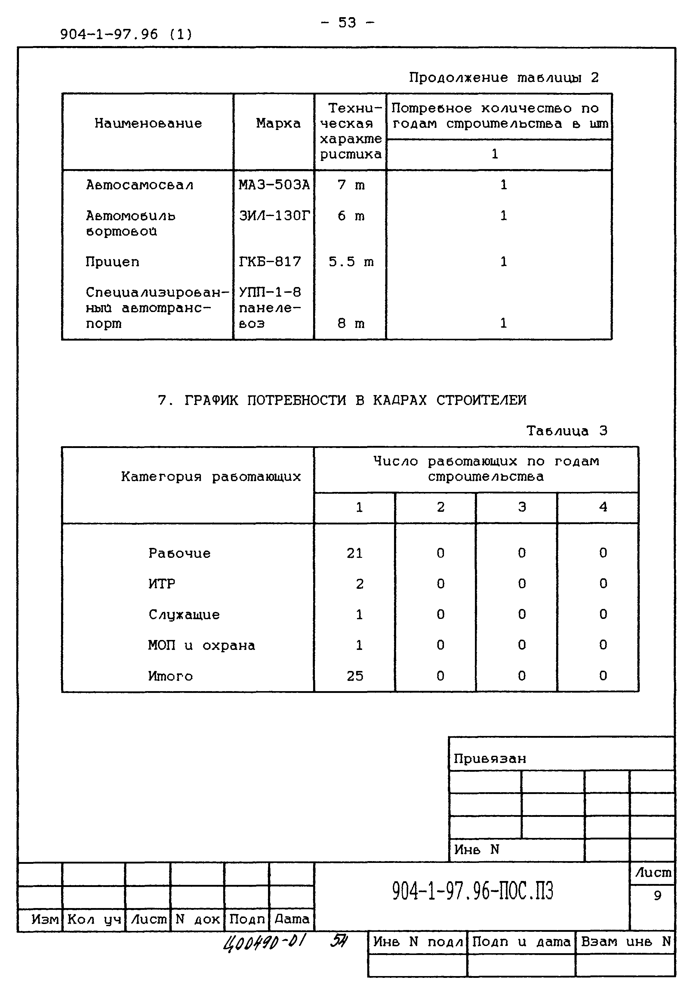 Типовой проект 904-1-97.96