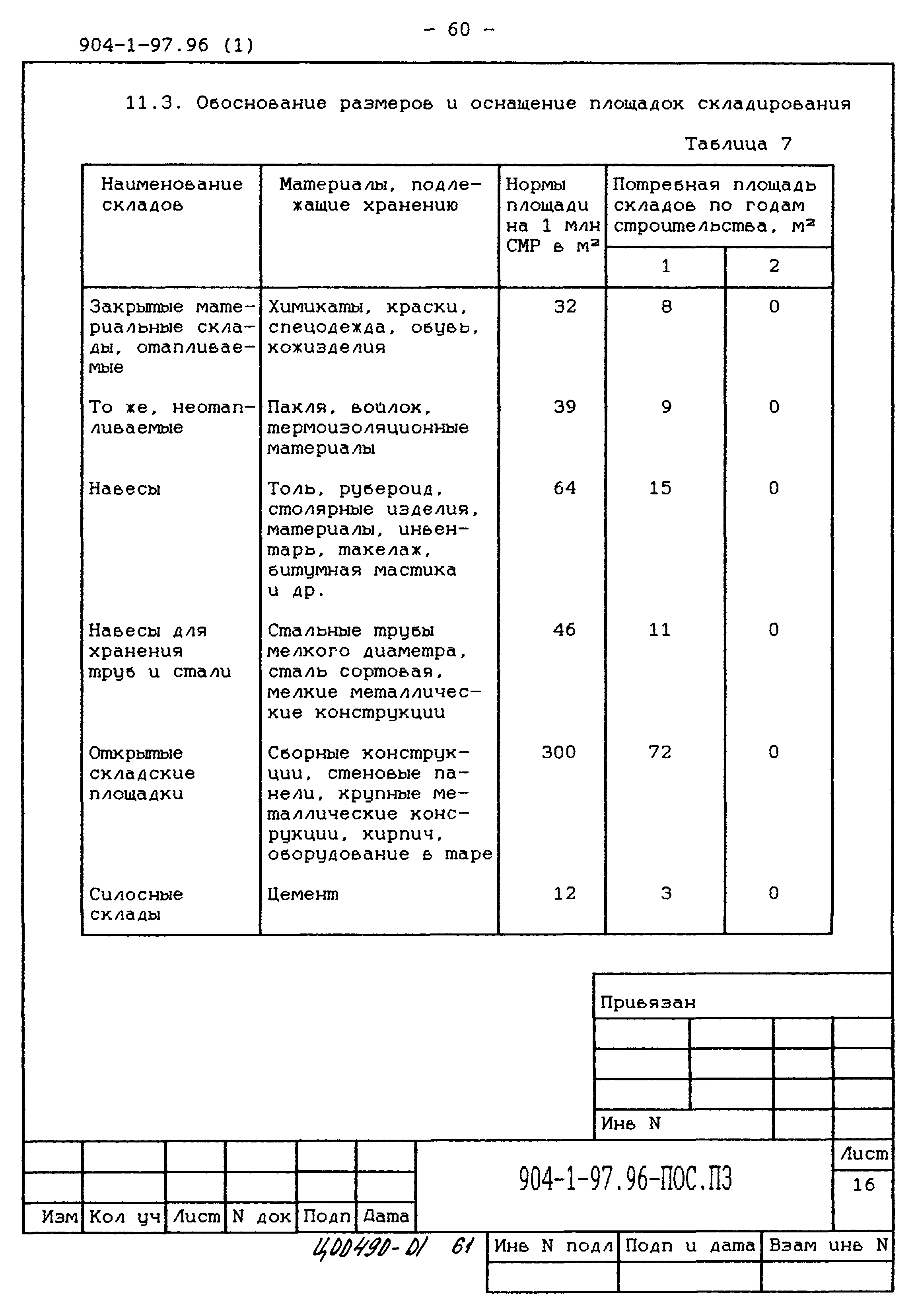 Типовой проект 904-1-97.96