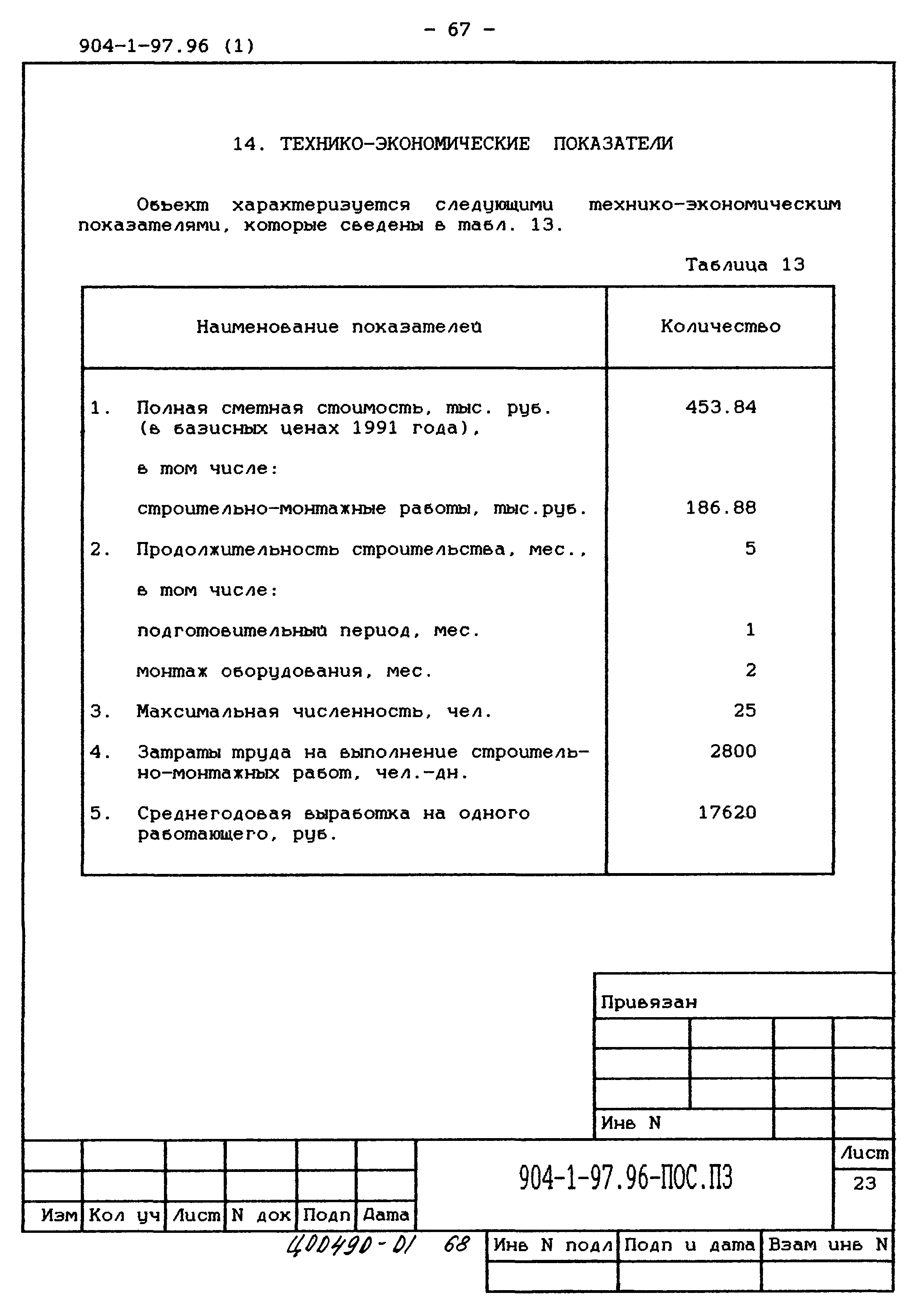 Типовой проект 904-1-97.96