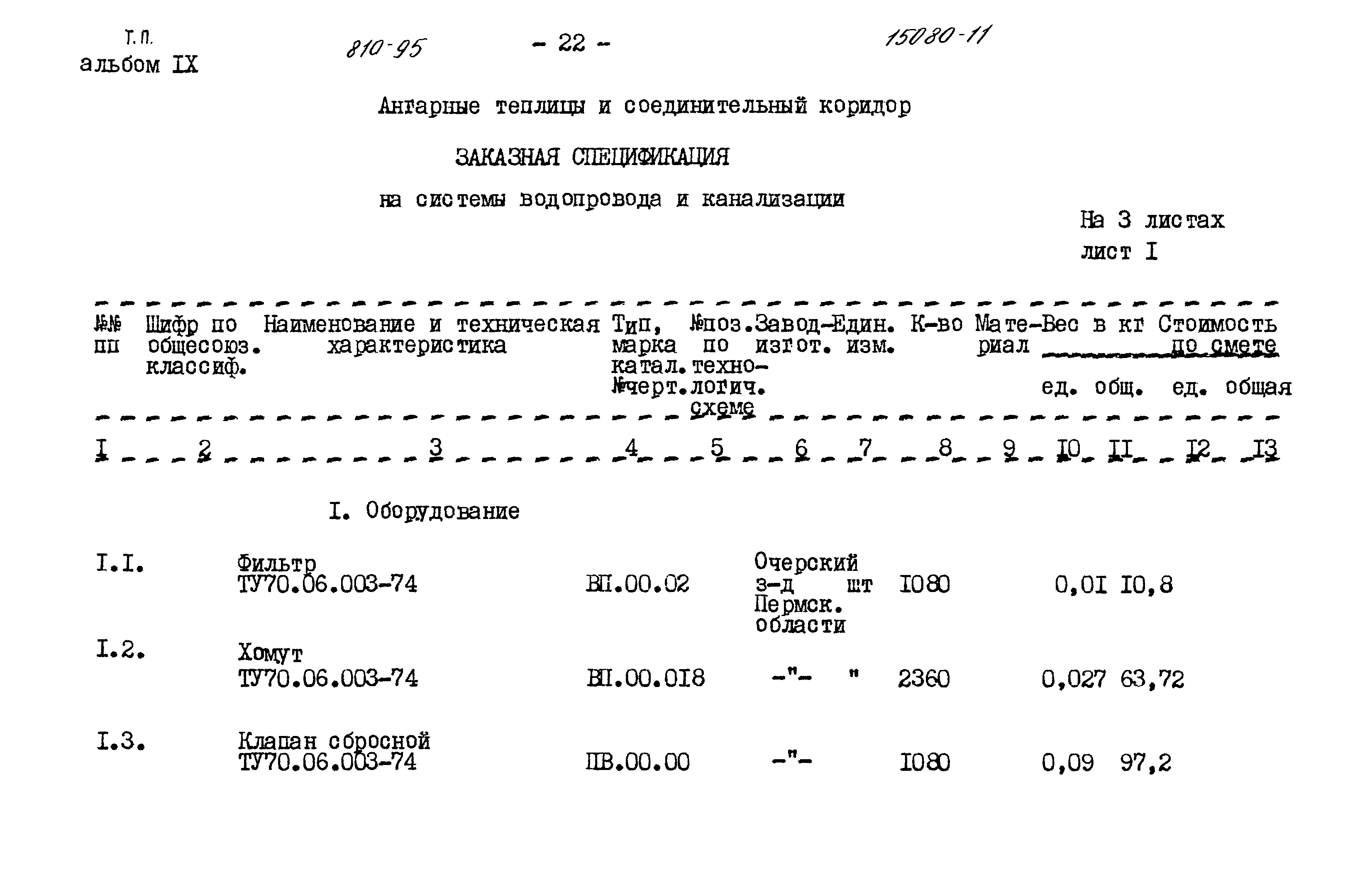 Типовой проект 810-95