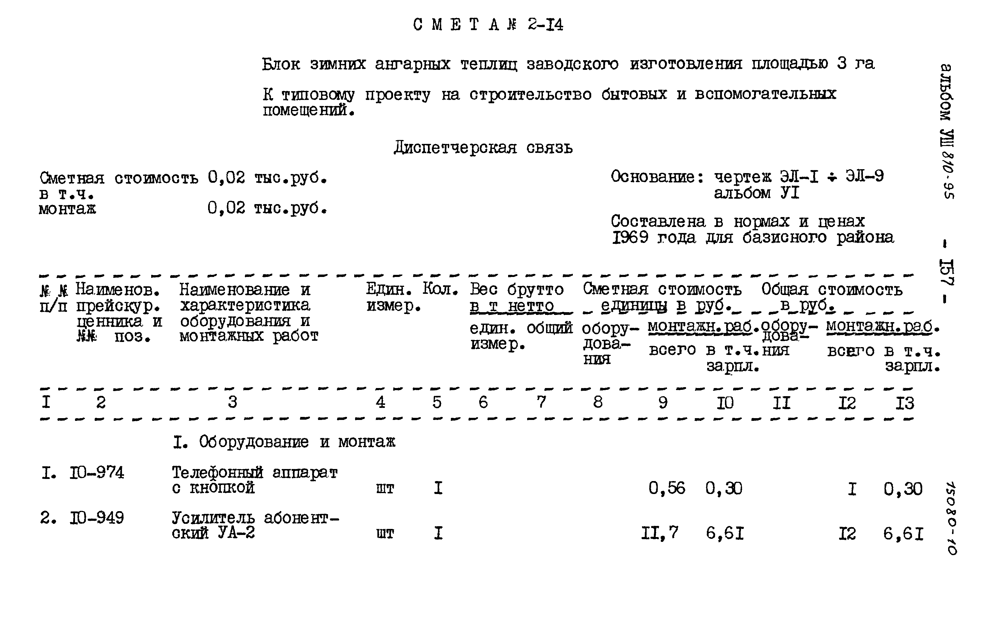 Типовой проект 810-95