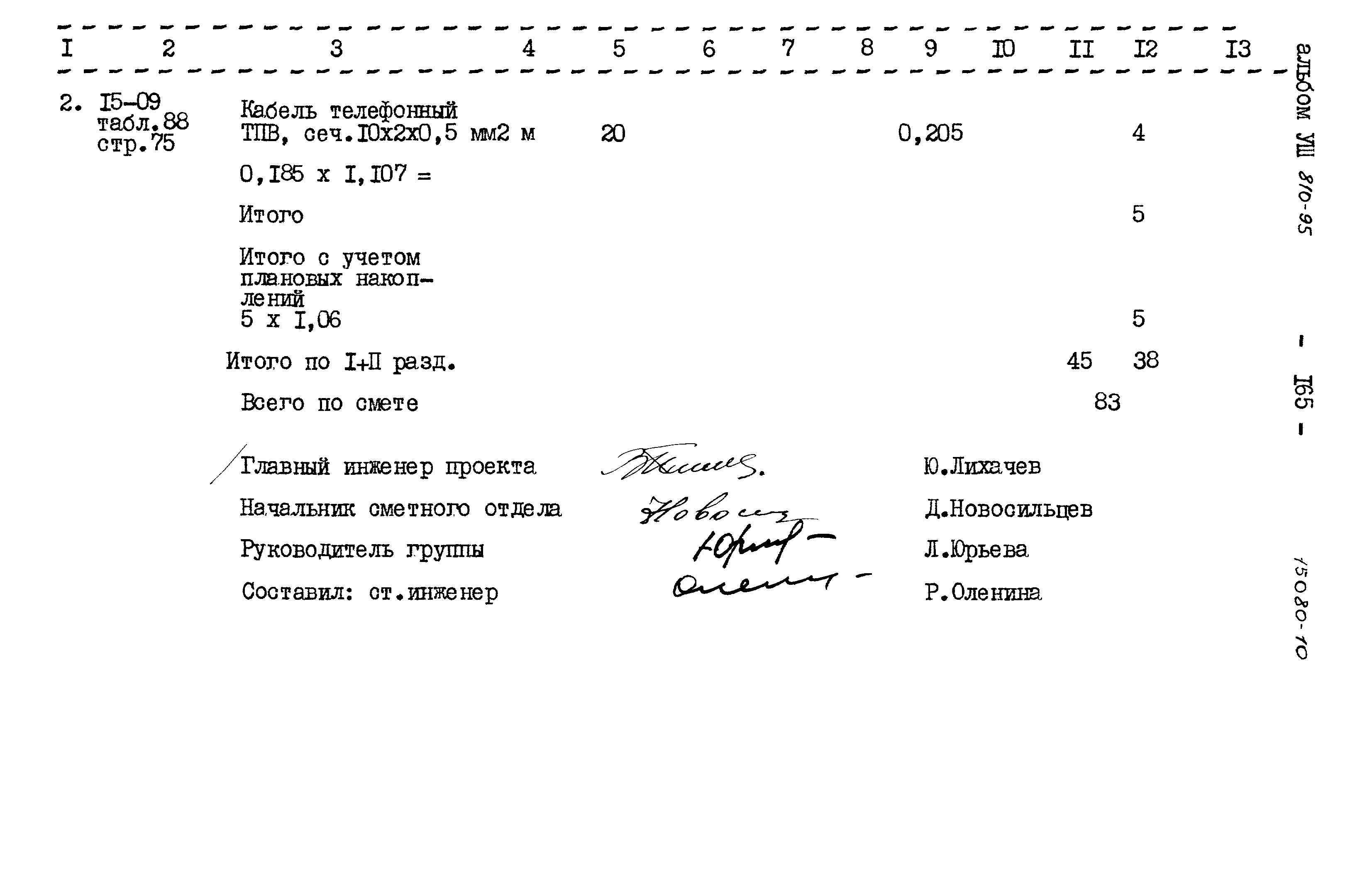 Типовой проект 810-95