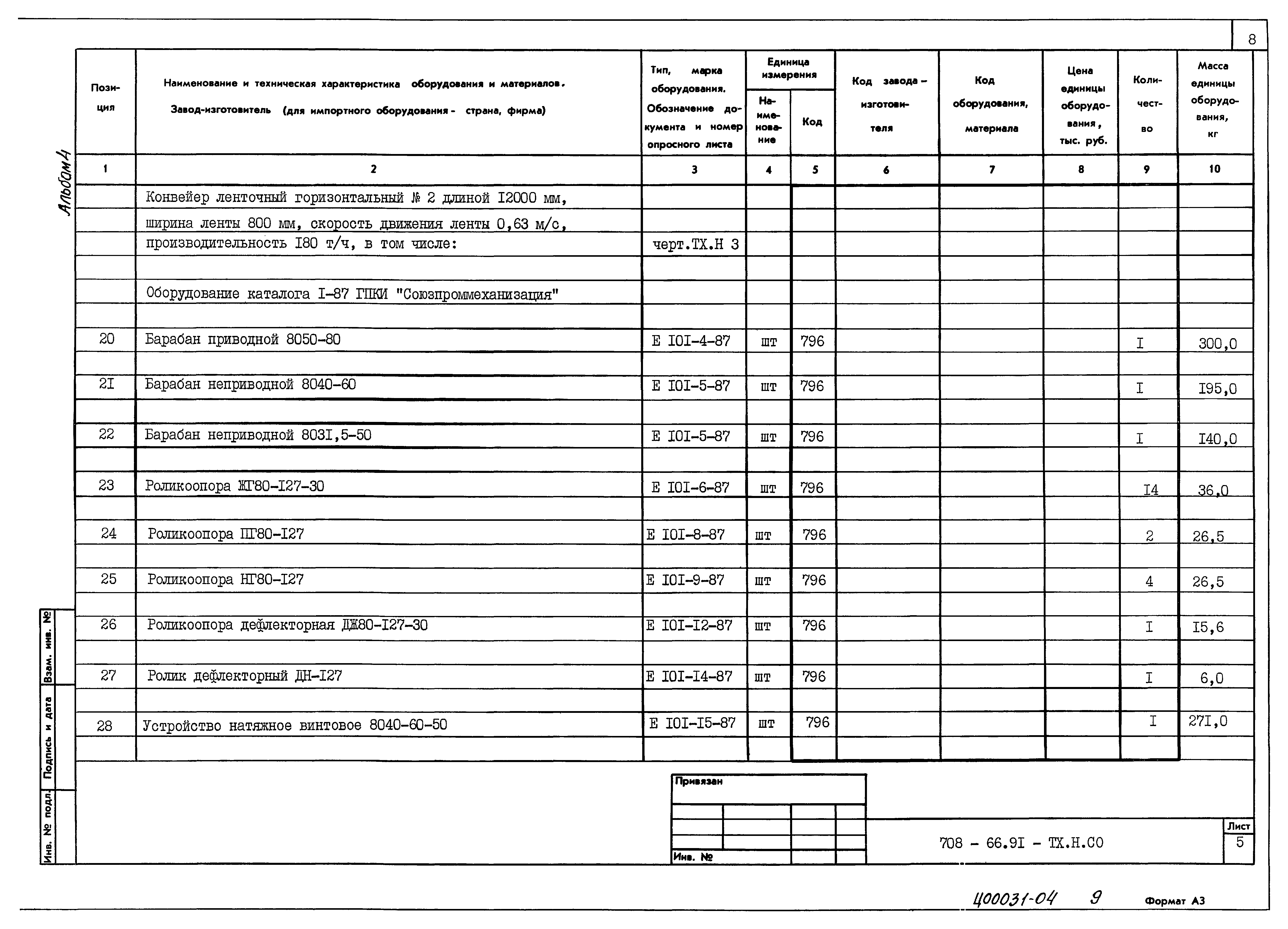 Типовой проект 708-66.91