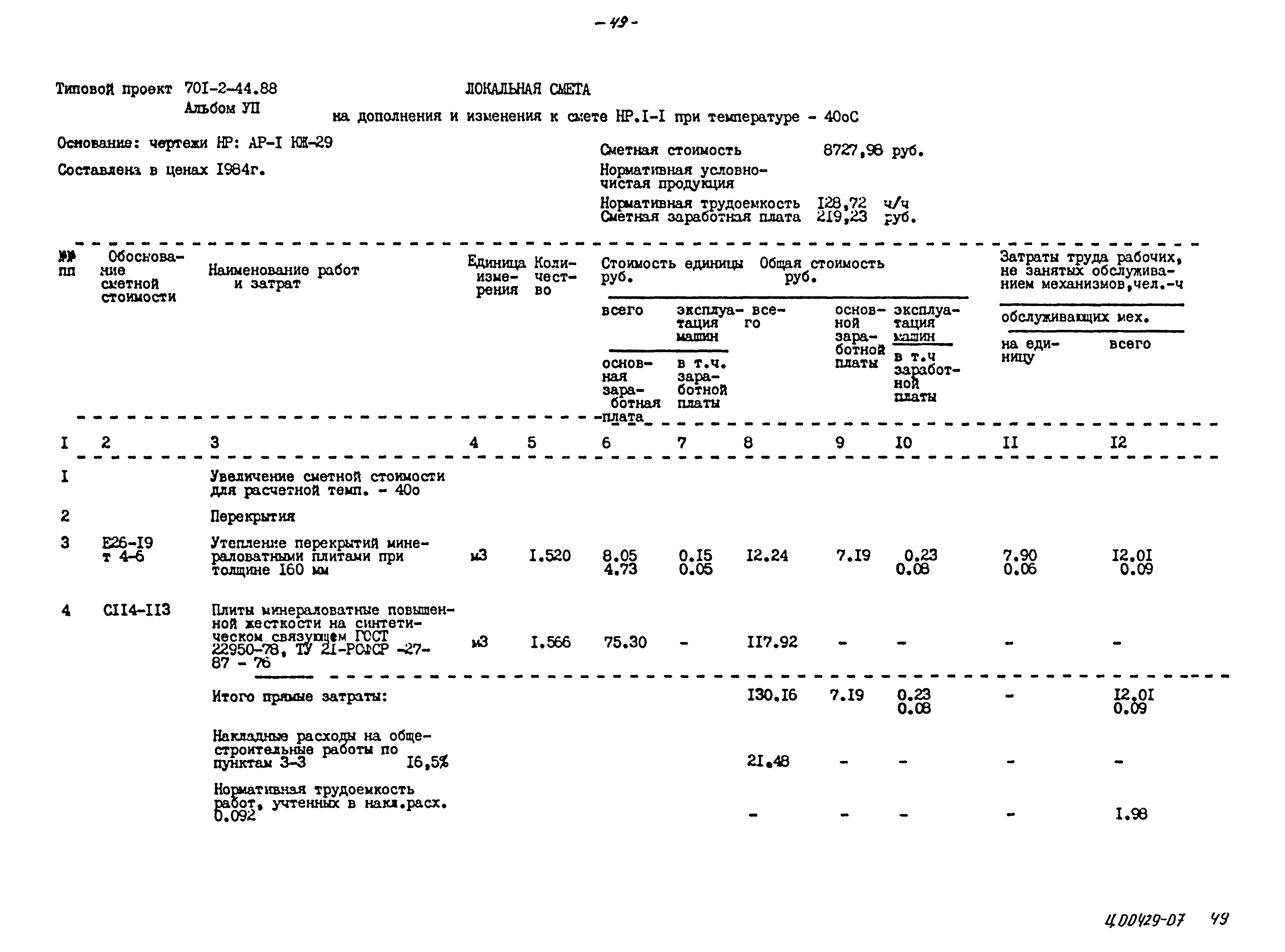 Типовой проект 701-2-44.88