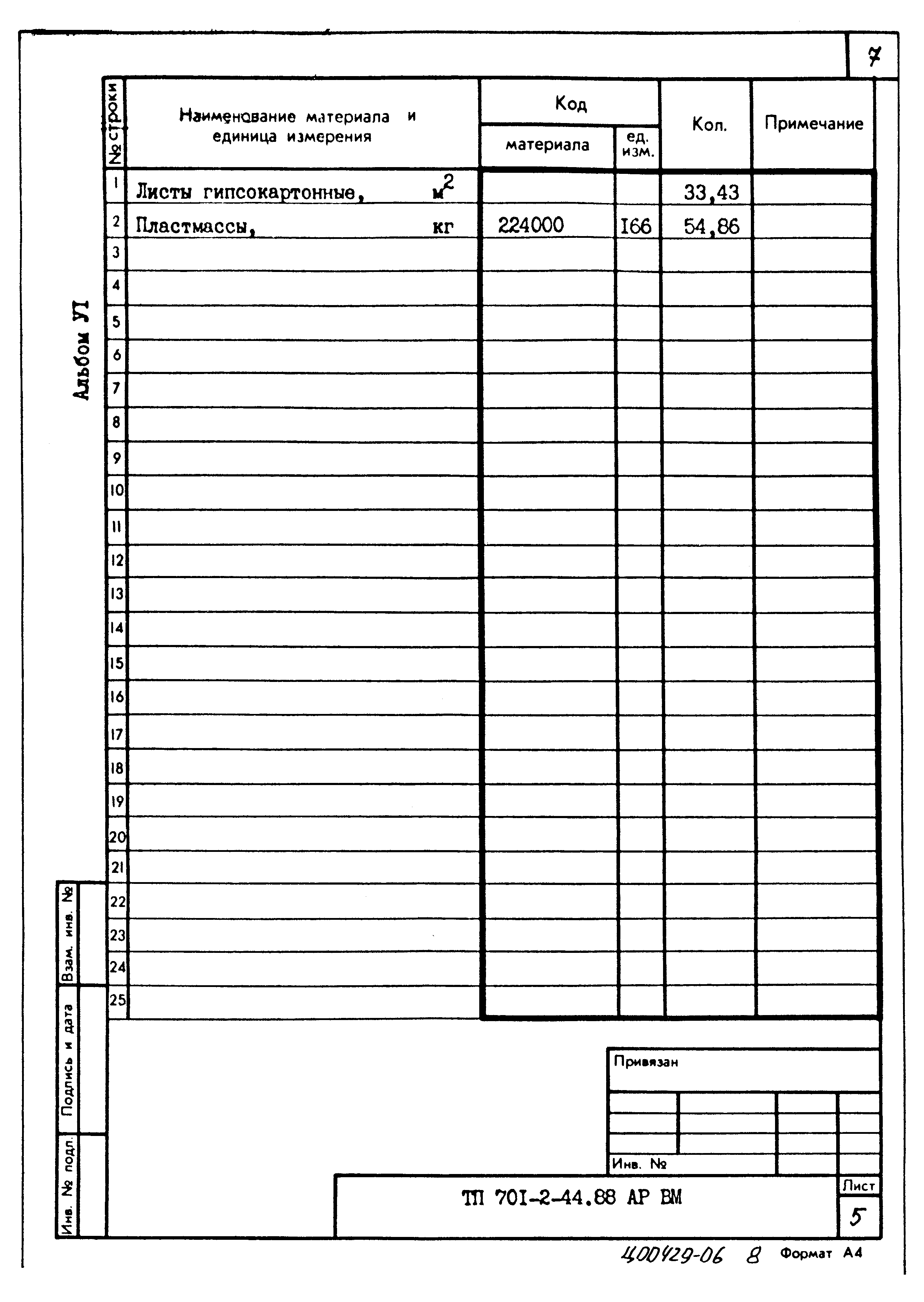 Типовой проект 701-2-44.88