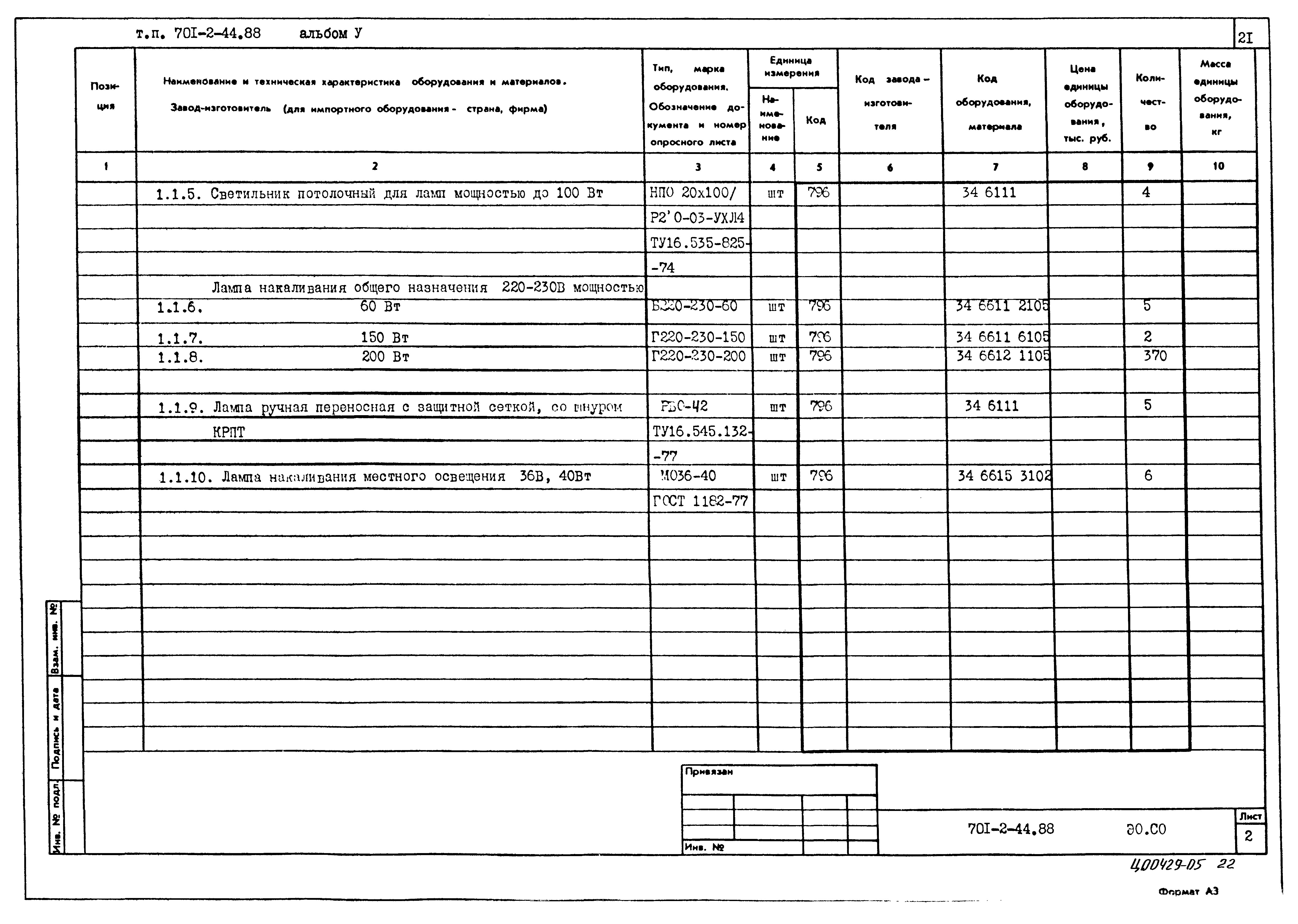 Типовой проект 701-2-44.88