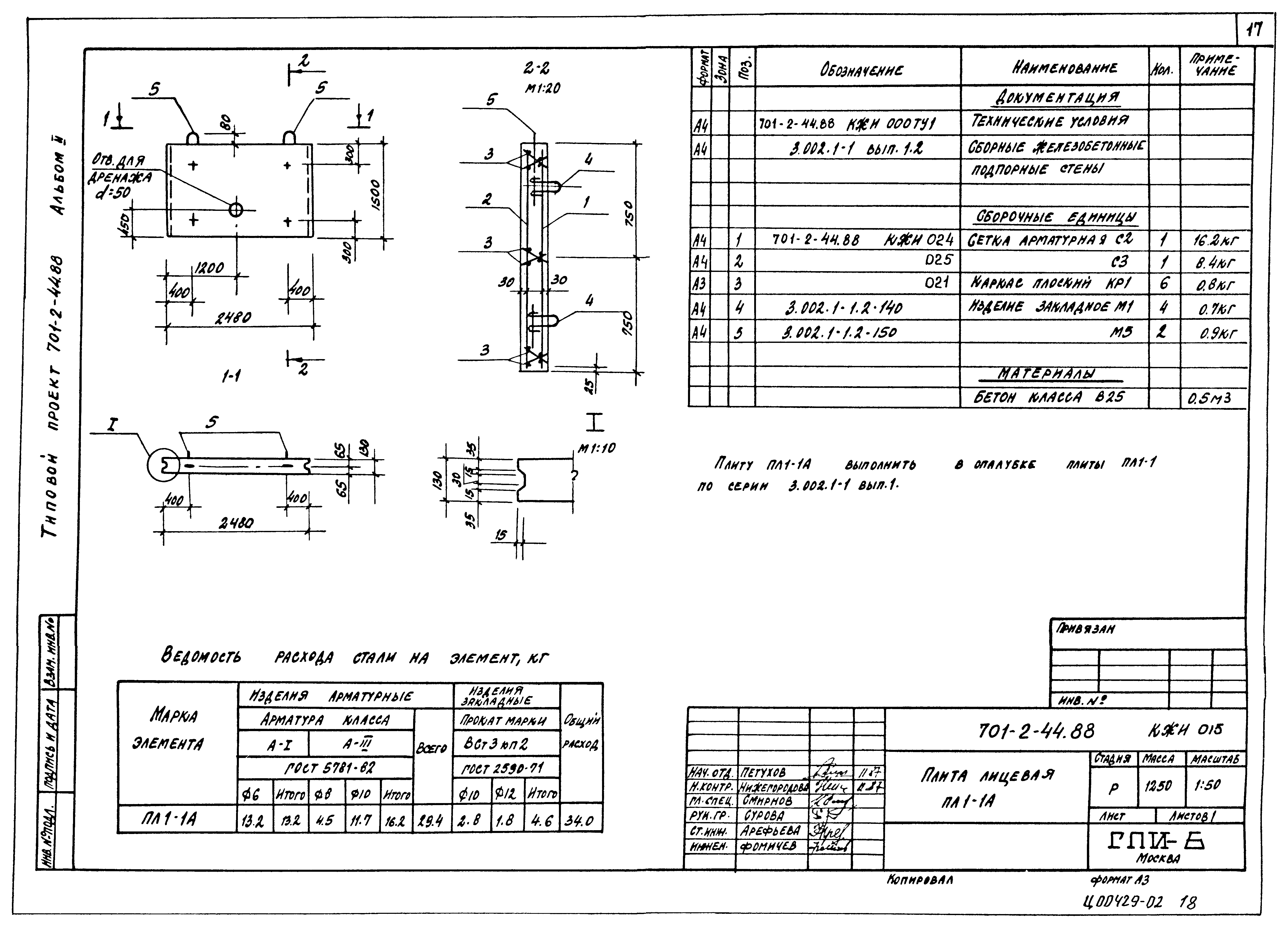 Типовой проект 701-2-44.88
